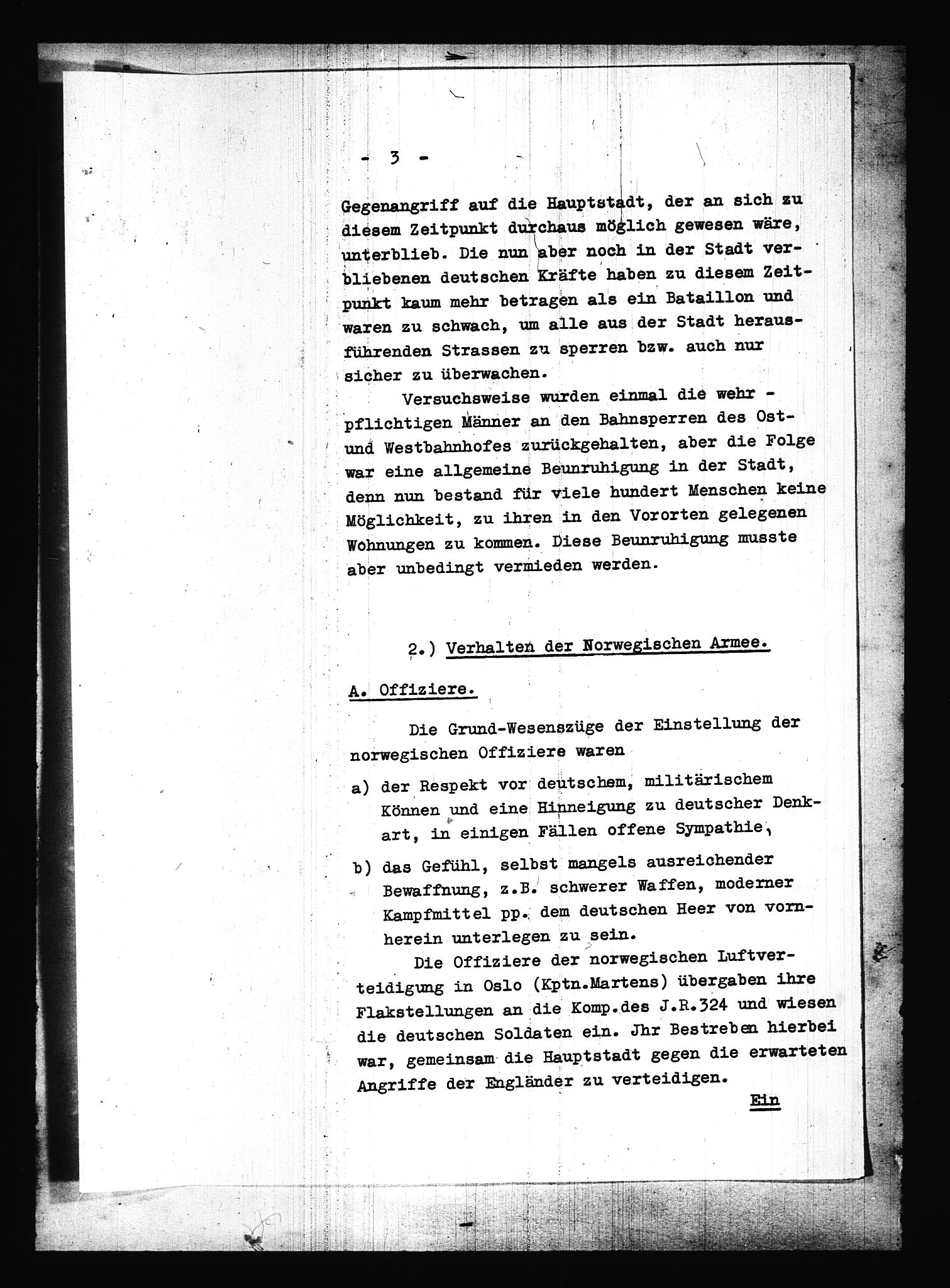 Documents Section, AV/RA-RAFA-2200/V/L0087: Amerikansk mikrofilm "Captured German Documents".
Box No. 726.  FKA jnr. 601/1954., 1940, p. 4