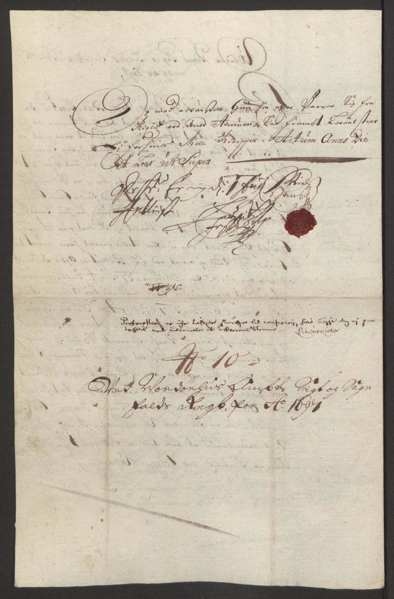 Rentekammeret inntil 1814, Reviderte regnskaper, Fogderegnskap, AV/RA-EA-4092/R69/L4851: Fogderegnskap Finnmark/Vardøhus, 1691-1700, p. 339