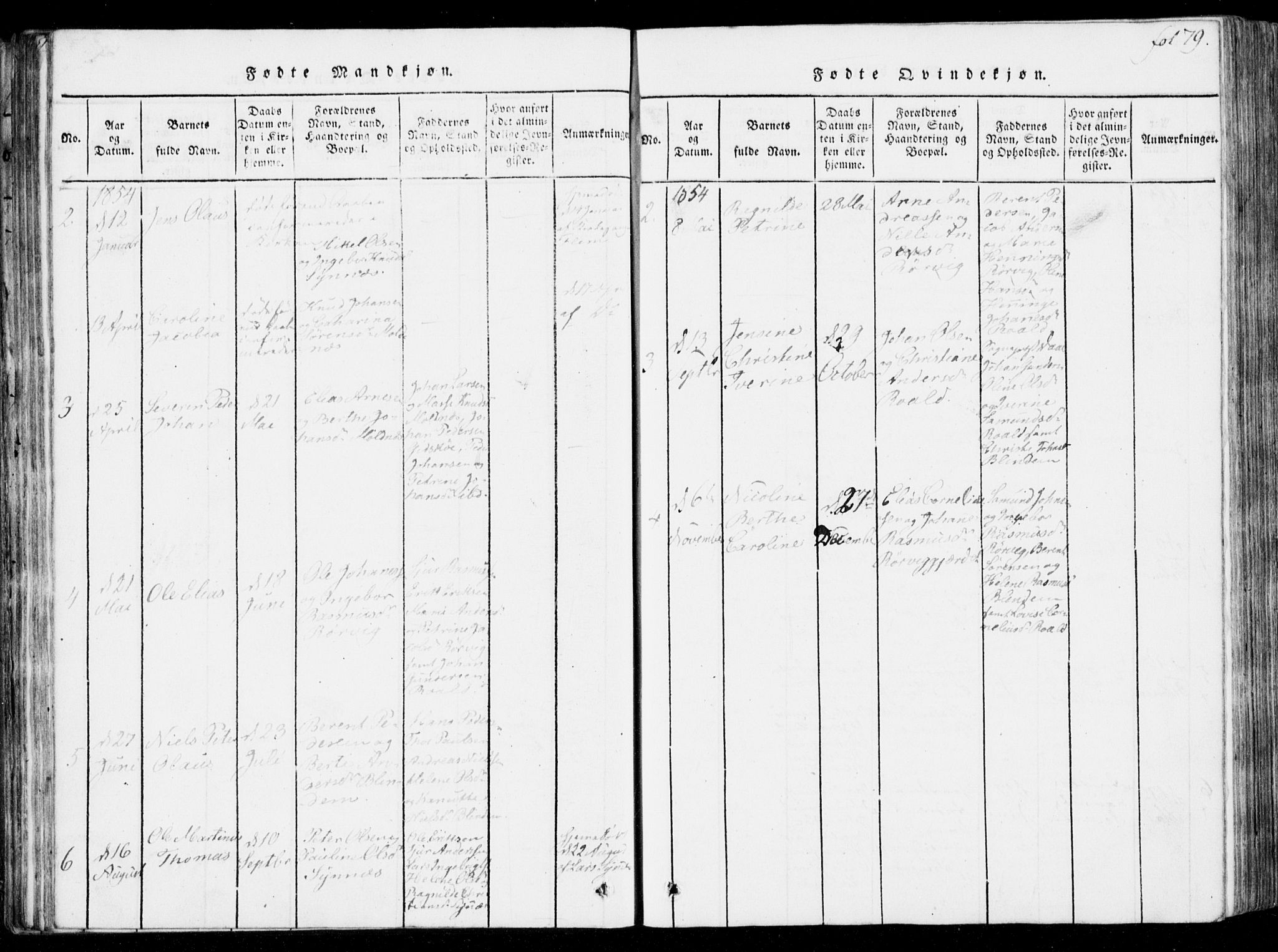 Ministerialprotokoller, klokkerbøker og fødselsregistre - Møre og Romsdal, AV/SAT-A-1454/537/L0517: Parish register (official) no. 537A01, 1818-1862, p. 79