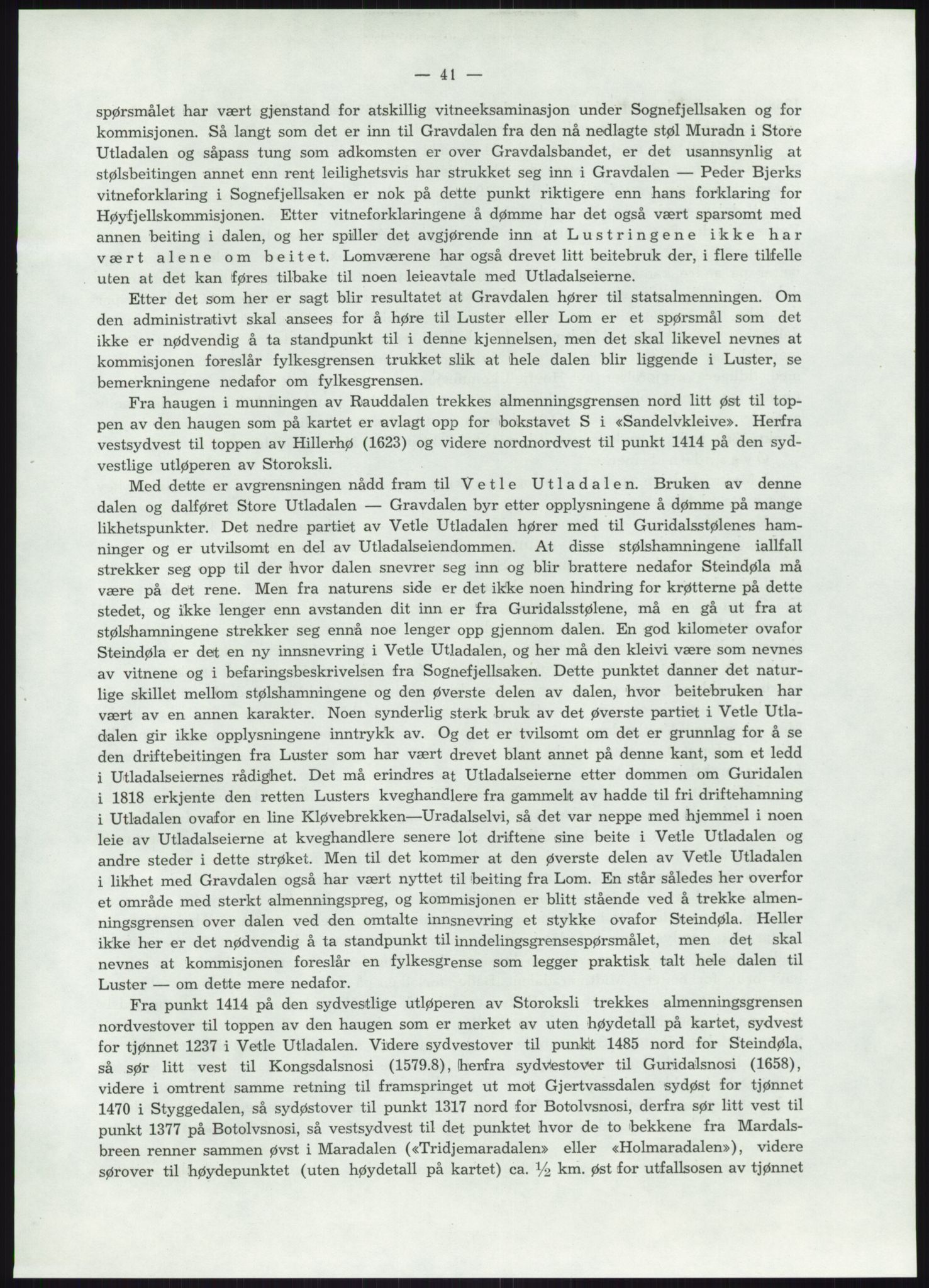 Høyfjellskommisjonen, AV/RA-S-1546/X/Xa/L0001: Nr. 1-33, 1909-1953, p. 5664