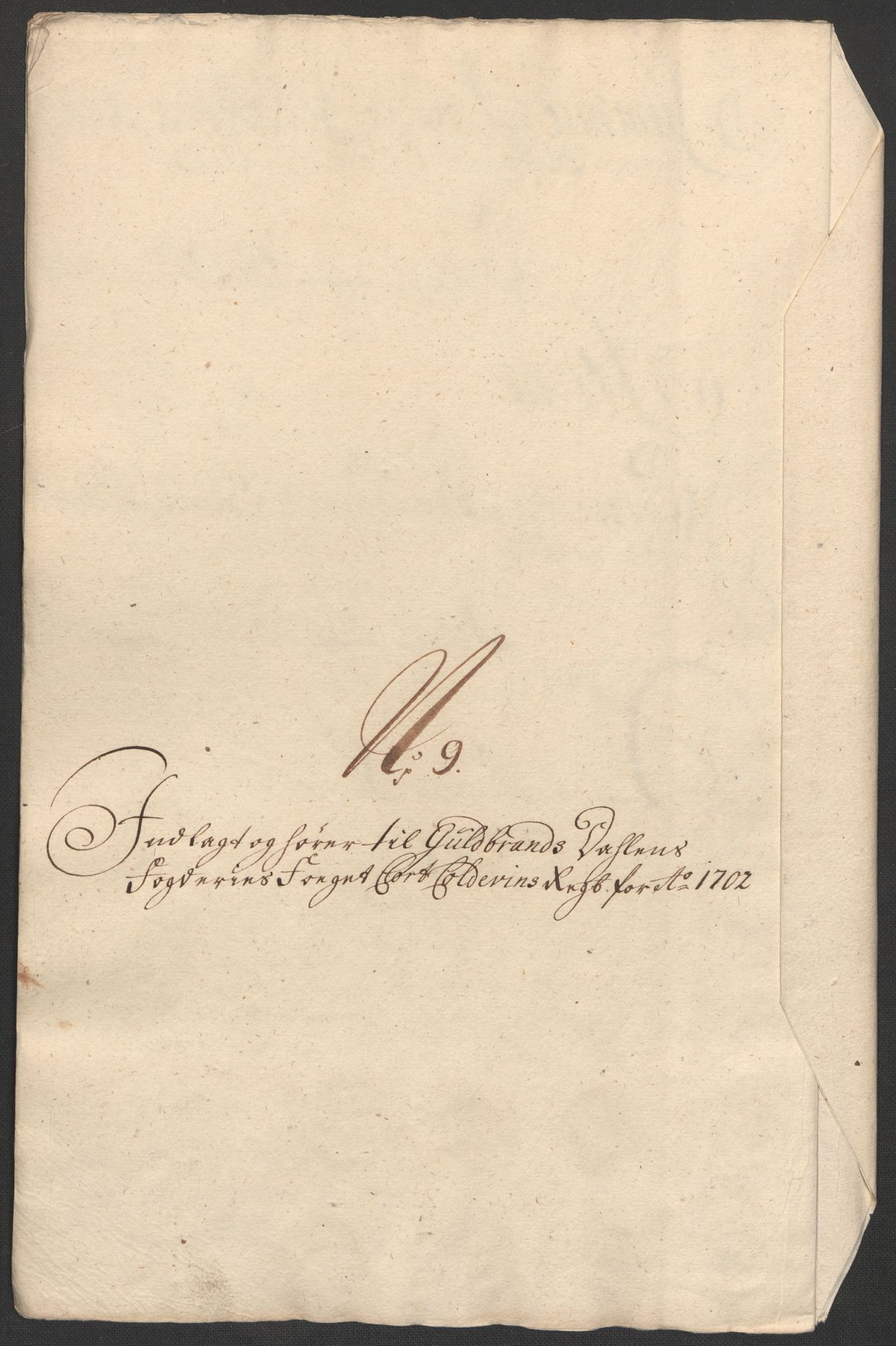 Rentekammeret inntil 1814, Reviderte regnskaper, Fogderegnskap, RA/EA-4092/R17/L1175: Fogderegnskap Gudbrandsdal, 1702, p. 121