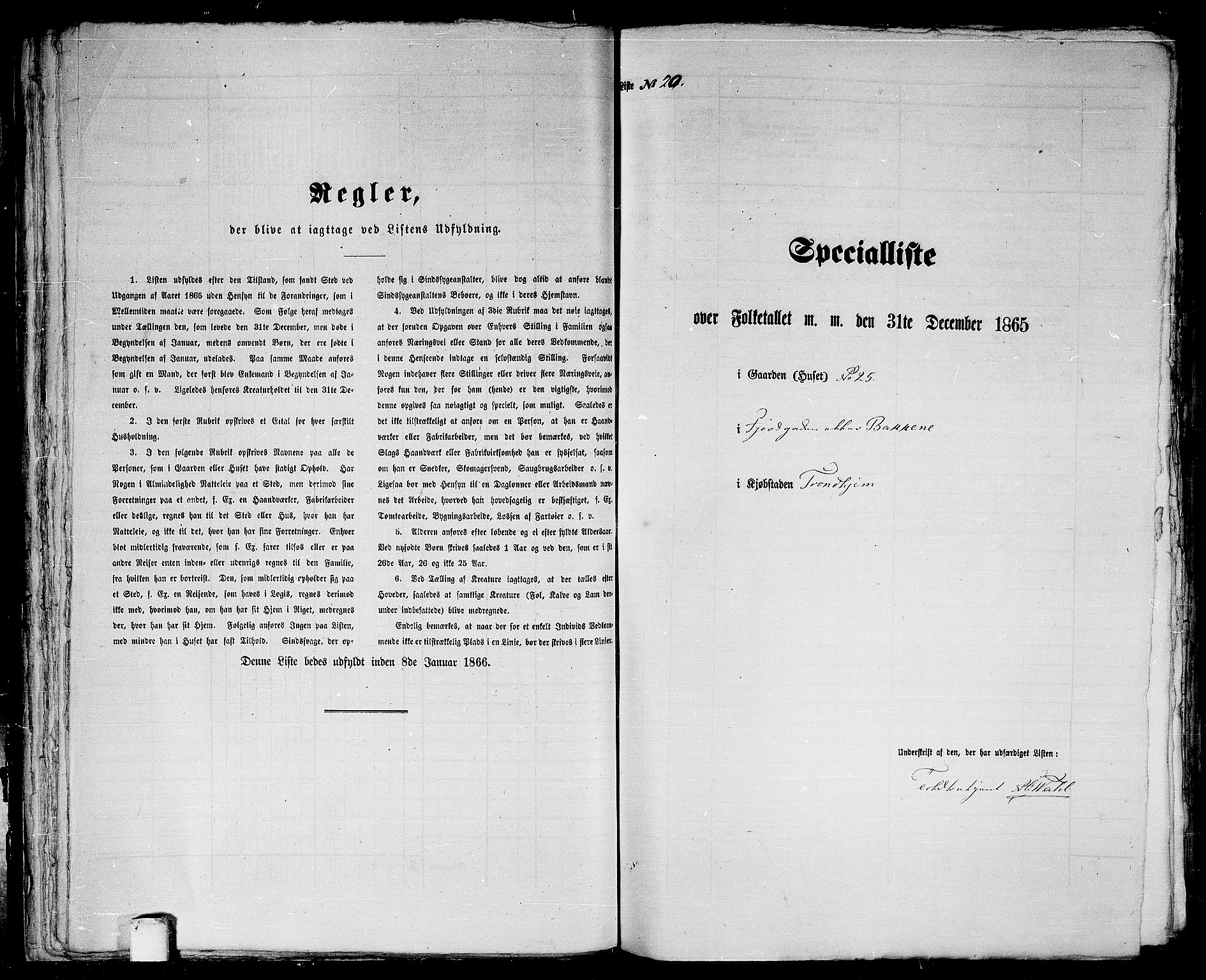 RA, 1865 census for Trondheim, 1865, p. 74