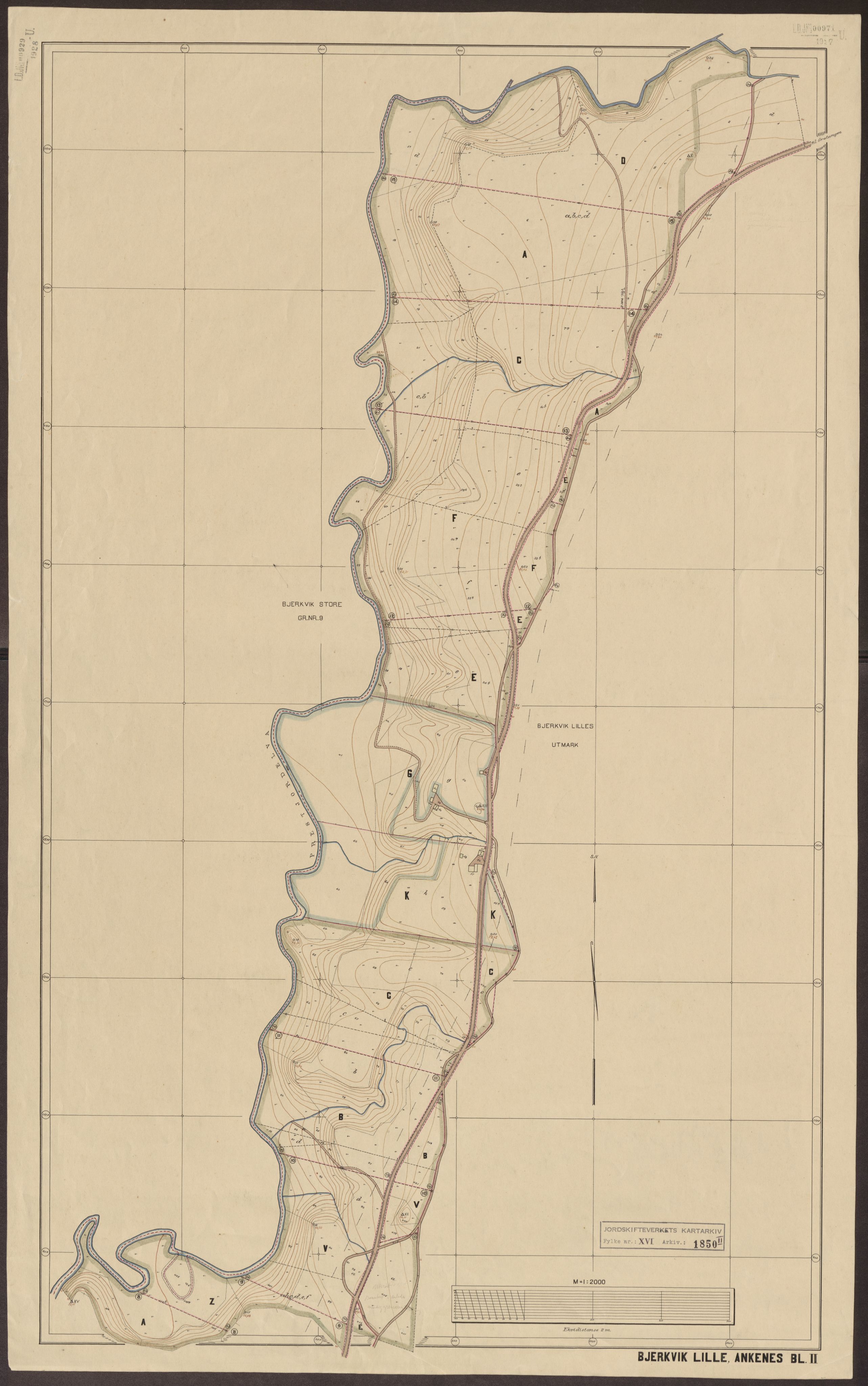 Jordskifteverkets kartarkiv, AV/RA-S-3929/T, 1859-1988, p. 2240