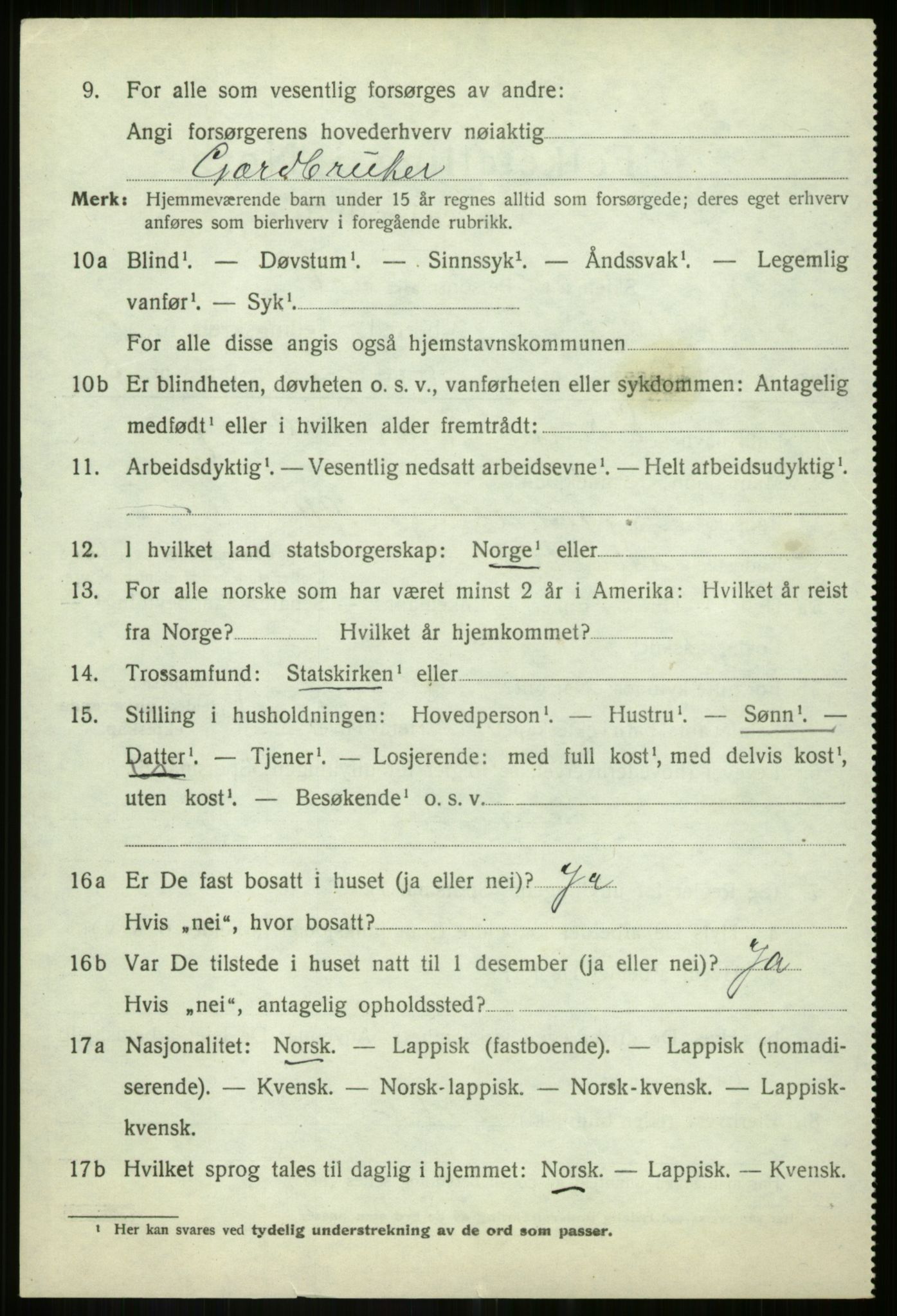 SATØ, 1920 census for Målselv, 1920, p. 6448