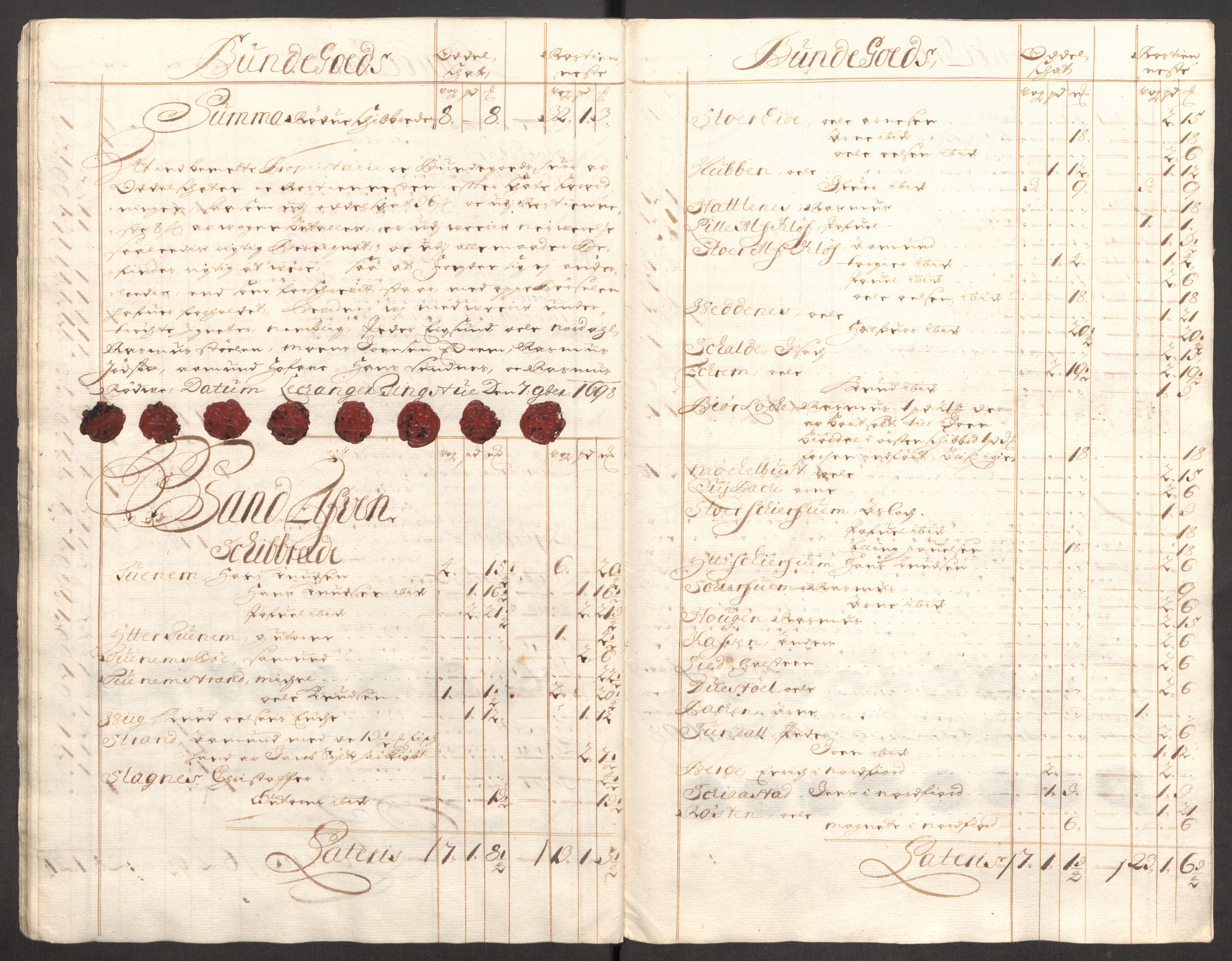 Rentekammeret inntil 1814, Reviderte regnskaper, Fogderegnskap, AV/RA-EA-4092/R54/L3556: Fogderegnskap Sunnmøre, 1696-1698, p. 363