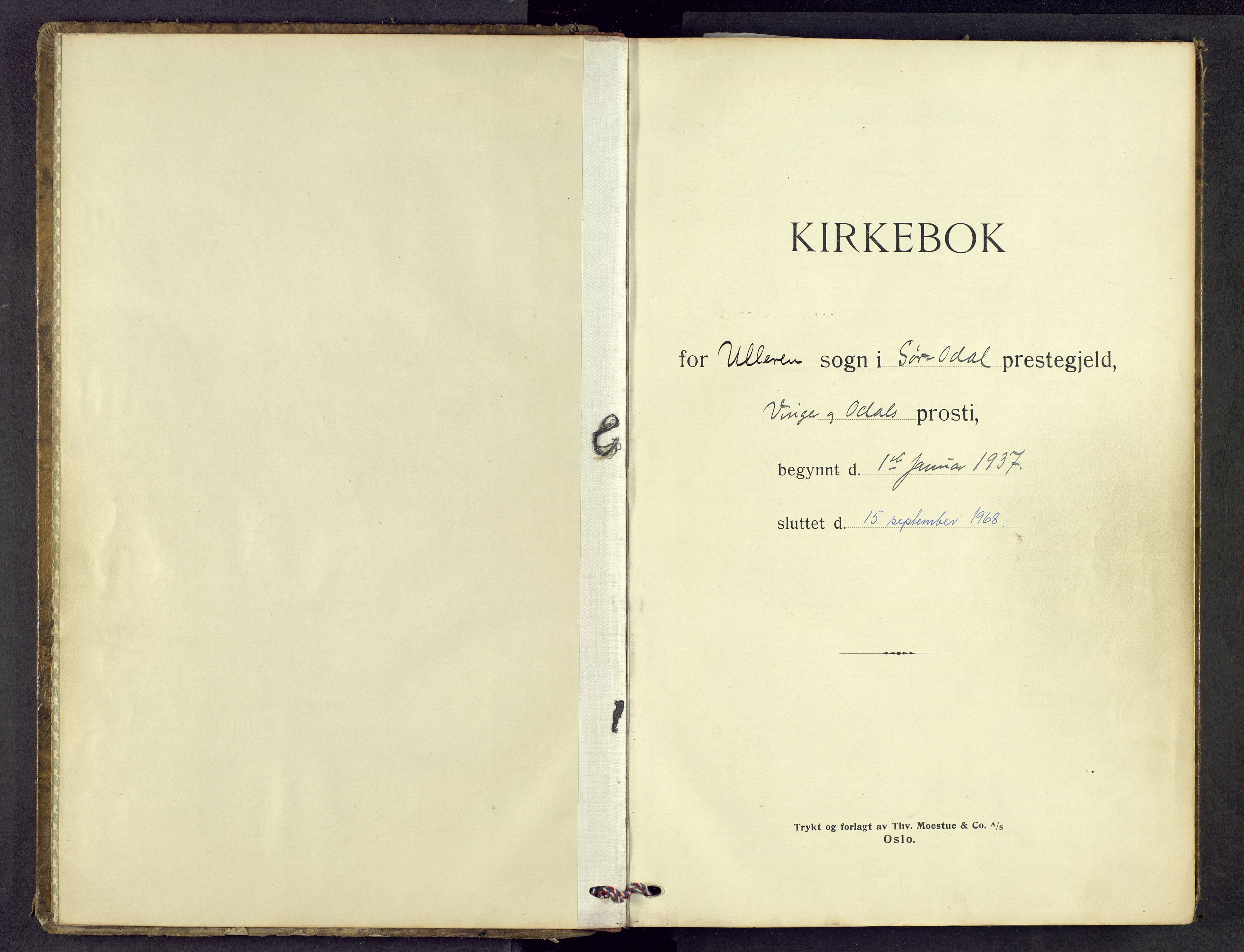 Sør-Odal prestekontor, AV/SAH-PREST-030/H/Ha/Haa/L0018: Parish register (official) no. 18, 1937-1968
