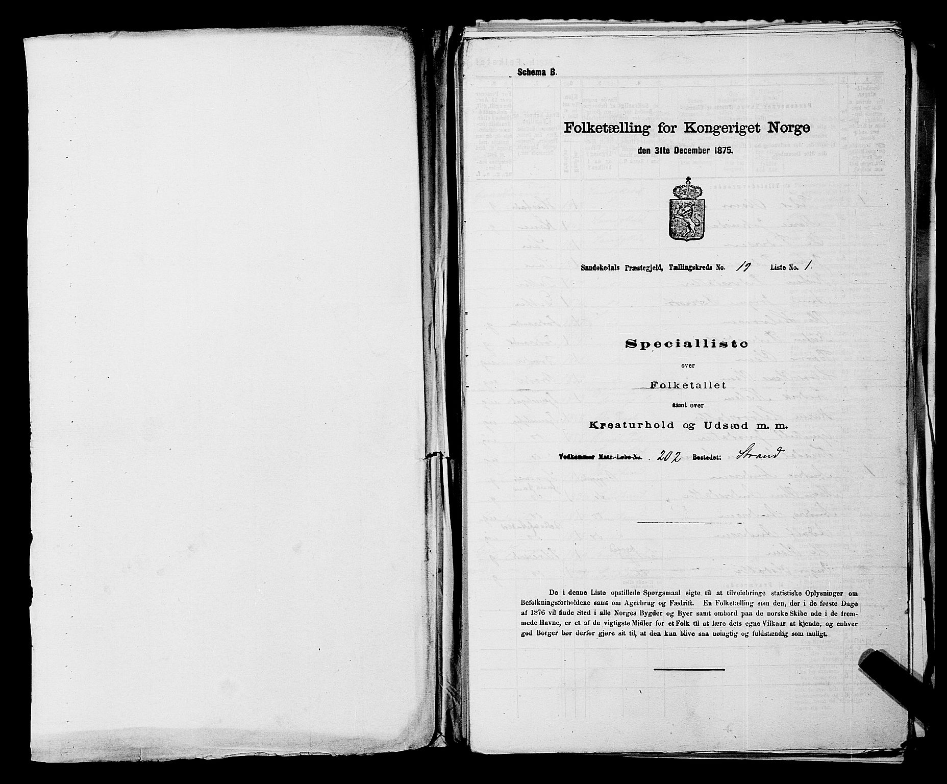 SAKO, 1875 census for 0816P Sannidal, 1875, p. 1554