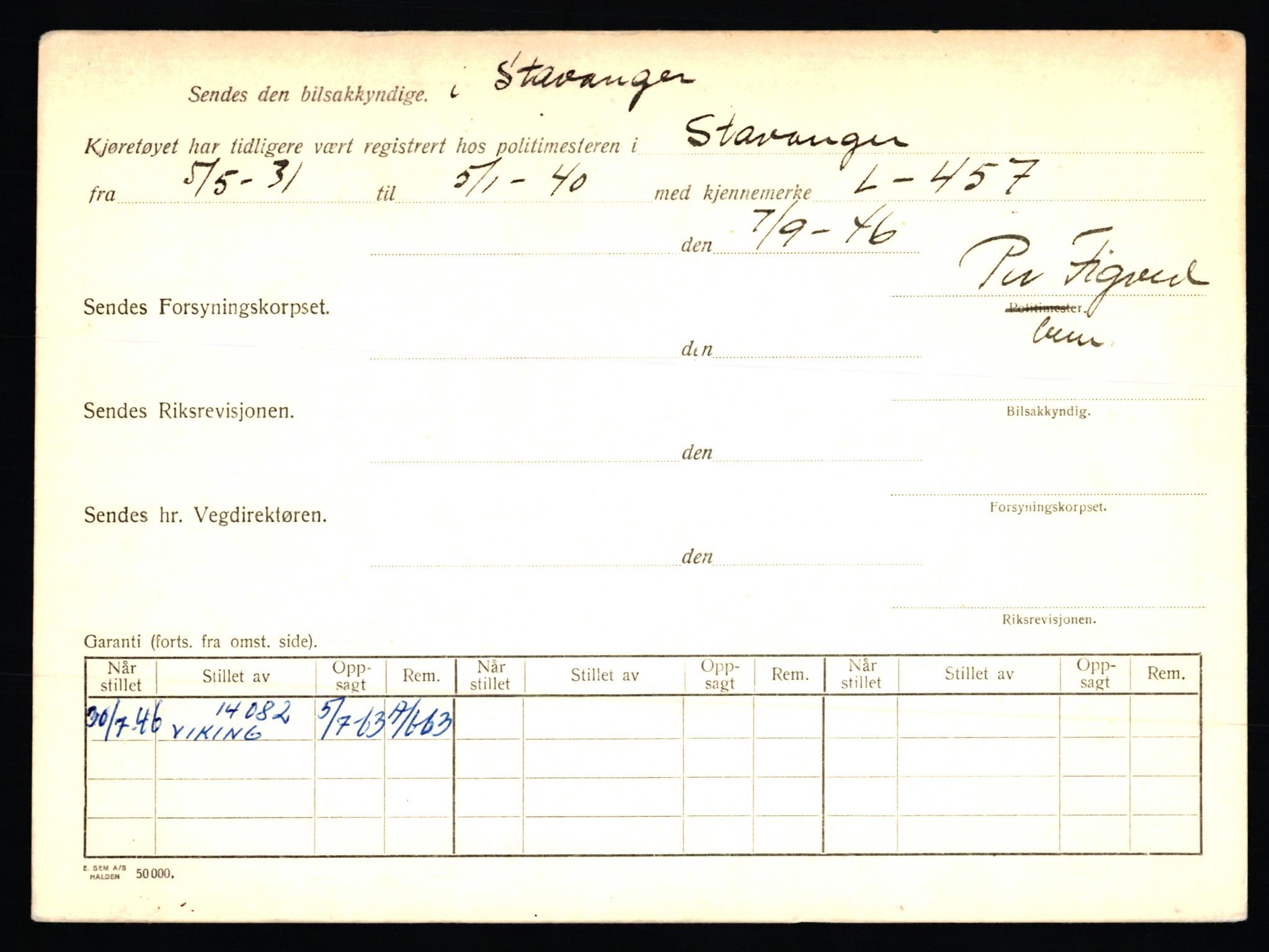 Stavanger trafikkstasjon, AV/SAST-A-101942/0/F/L0002: L-350 - L-699, 1930-1971, p. 624