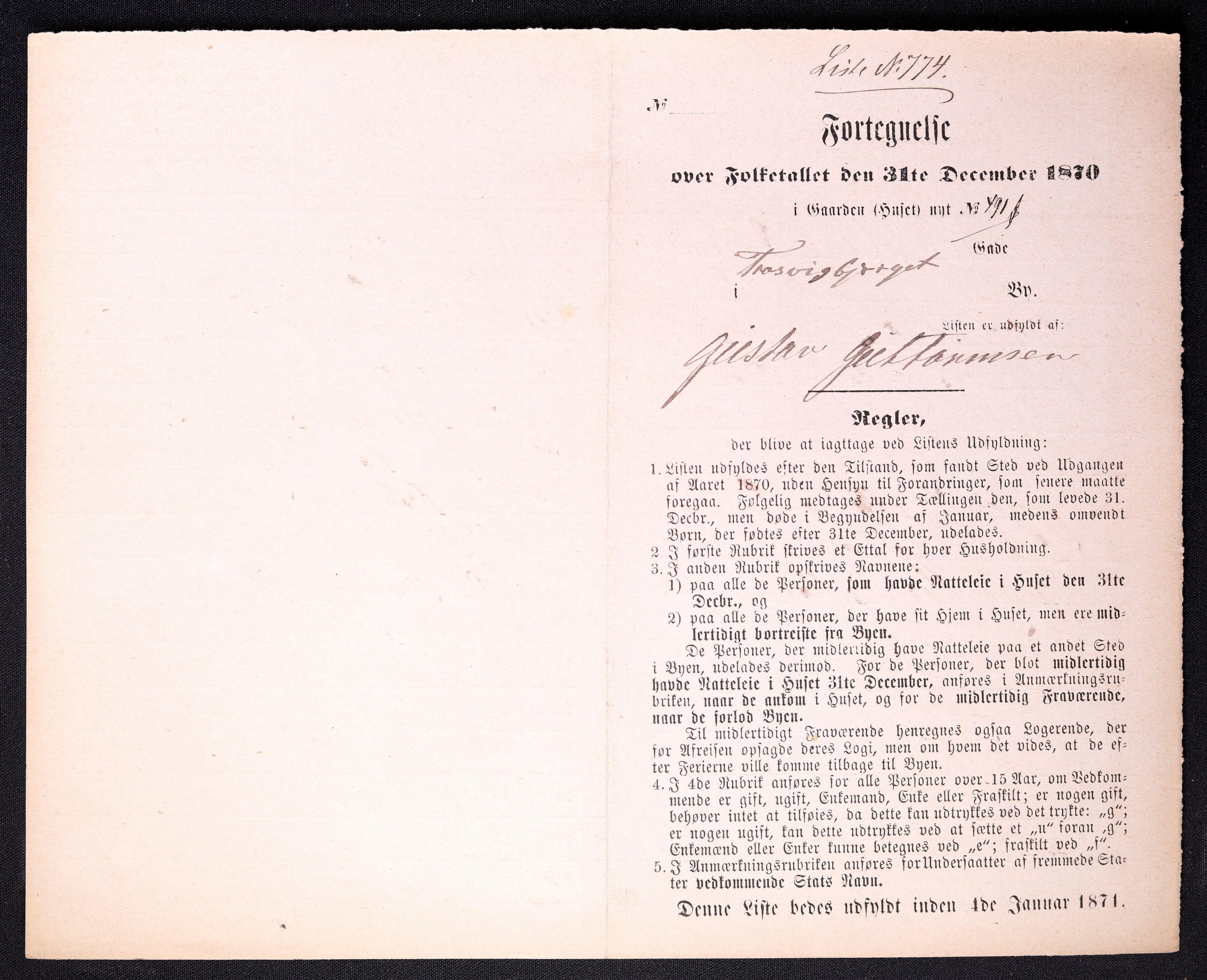 RA, 1870 census for 0103 Fredrikstad, 1870, p. 1551