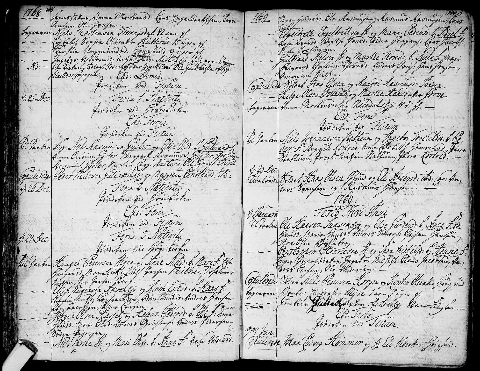 Eiker kirkebøker, SAKO/A-4/F/Fa/L0008: Parish register (official) no. I 8, 1764-1788, p. 145-146