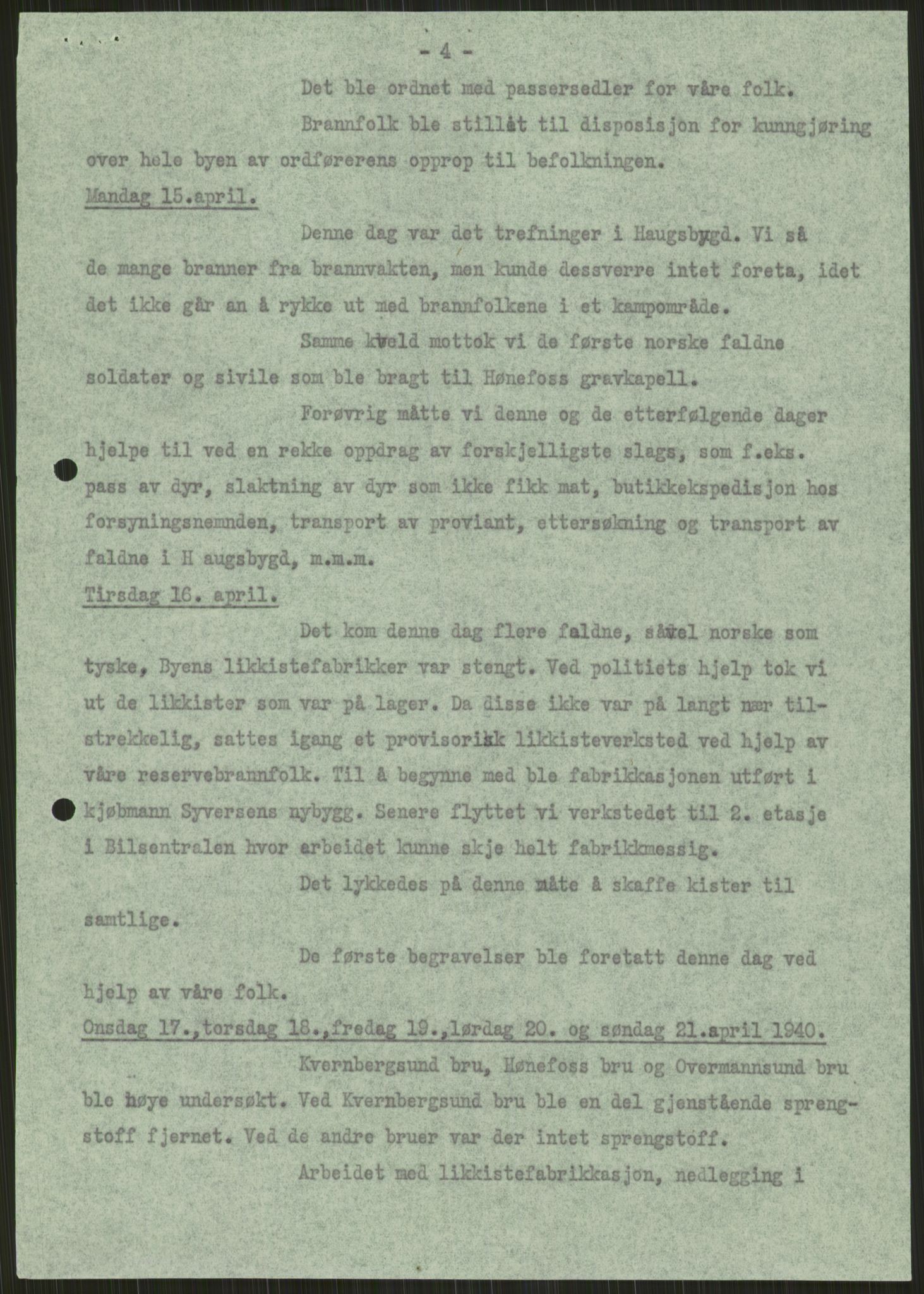 Forsvaret, Forsvarets krigshistoriske avdeling, AV/RA-RAFA-2017/Y/Ya/L0014: II-C-11-31 - Fylkesmenn.  Rapporter om krigsbegivenhetene 1940., 1940, p. 363