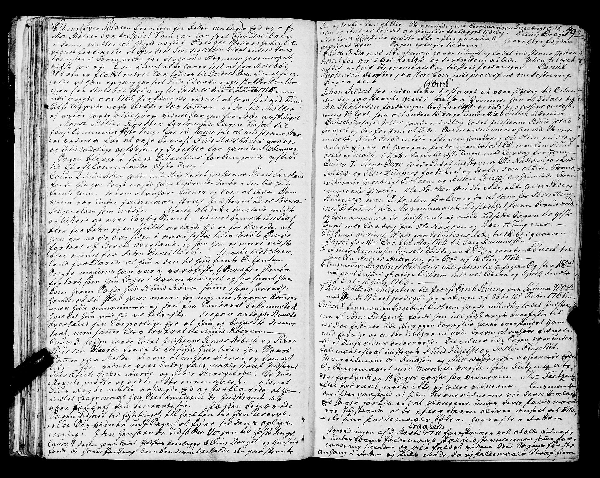 Romsdal sorenskriveri, SAT/A-4149/1/1/1A/L0015: Tingbok, 1765-1775, p. 48b-49a