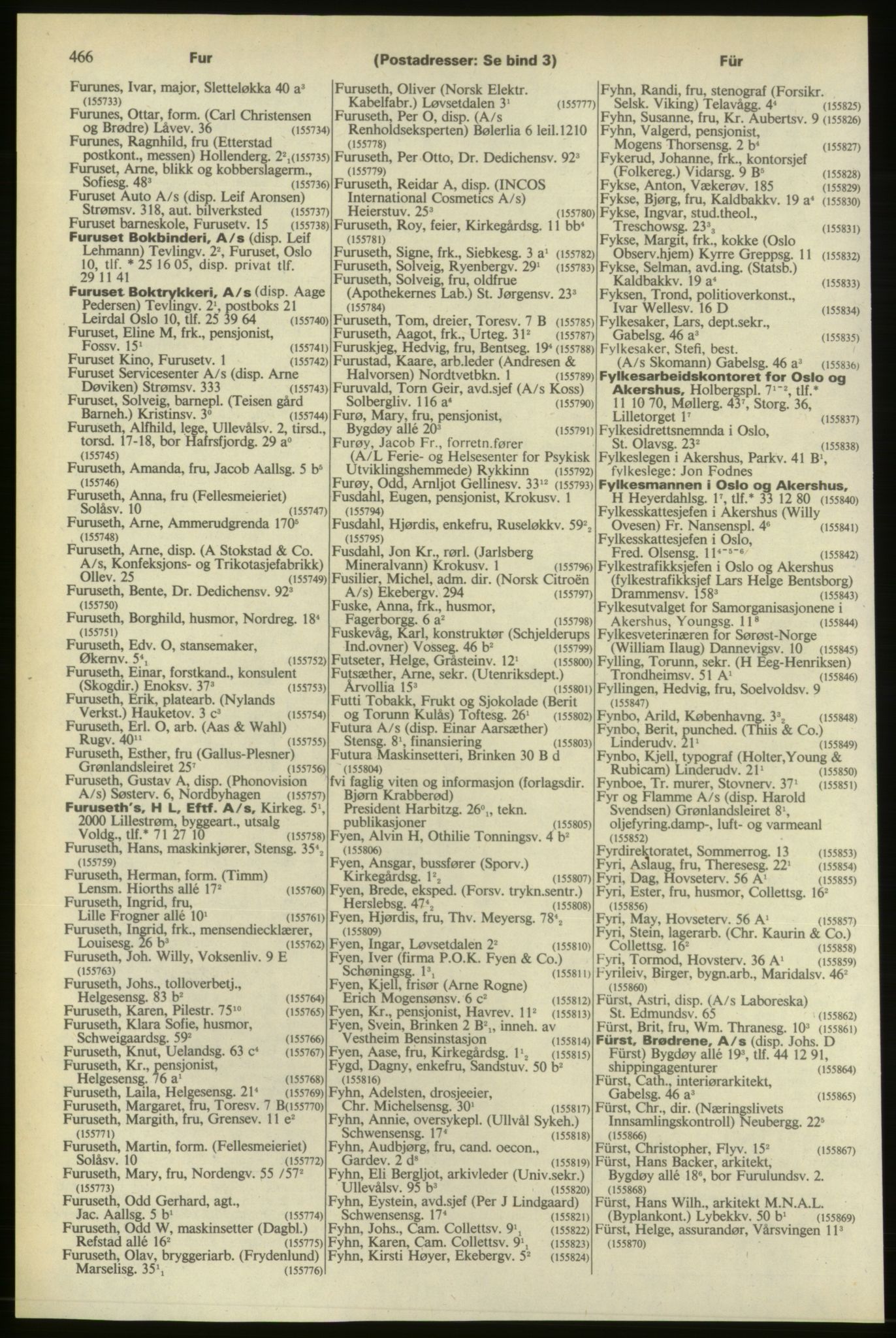 Kristiania/Oslo adressebok, PUBL/-, 1974-1975, p. 466