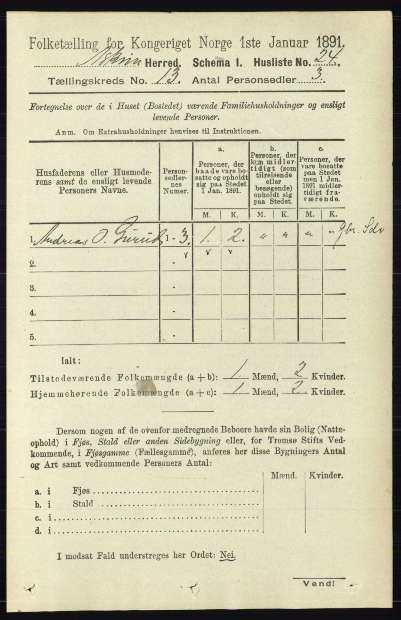 RA, 1891 census for 0124 Askim, 1891, p. 2034