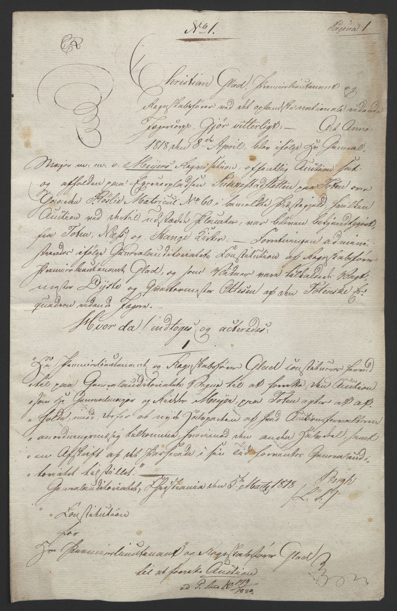 Forsvaret, Generalauditøren, AV/RA-RAFA-1772/F/Fj/Fja/L0022: --, 1733-1821, p. 531