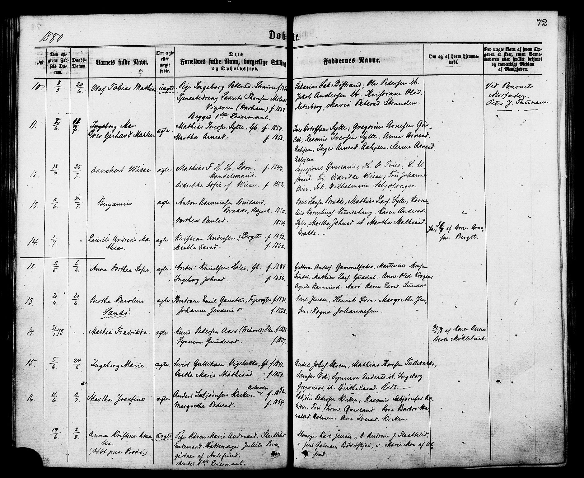 Ministerialprotokoller, klokkerbøker og fødselsregistre - Møre og Romsdal, AV/SAT-A-1454/501/L0007: Parish register (official) no. 501A07, 1868-1884, p. 72