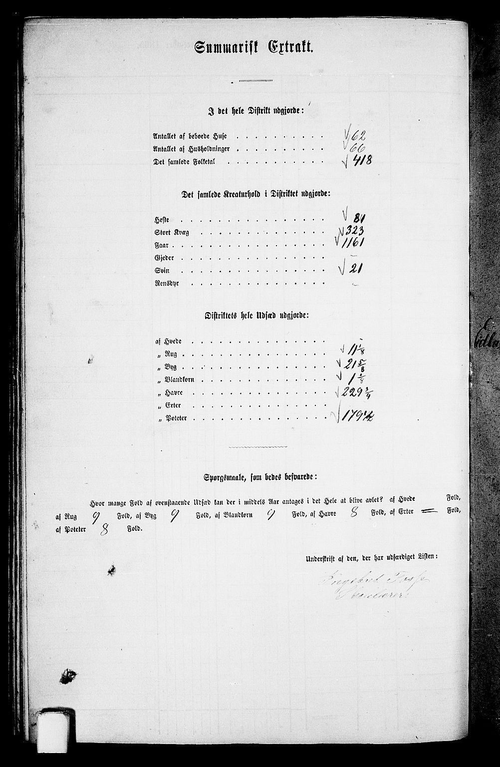 RA, 1865 census for Lye, 1865, p. 118