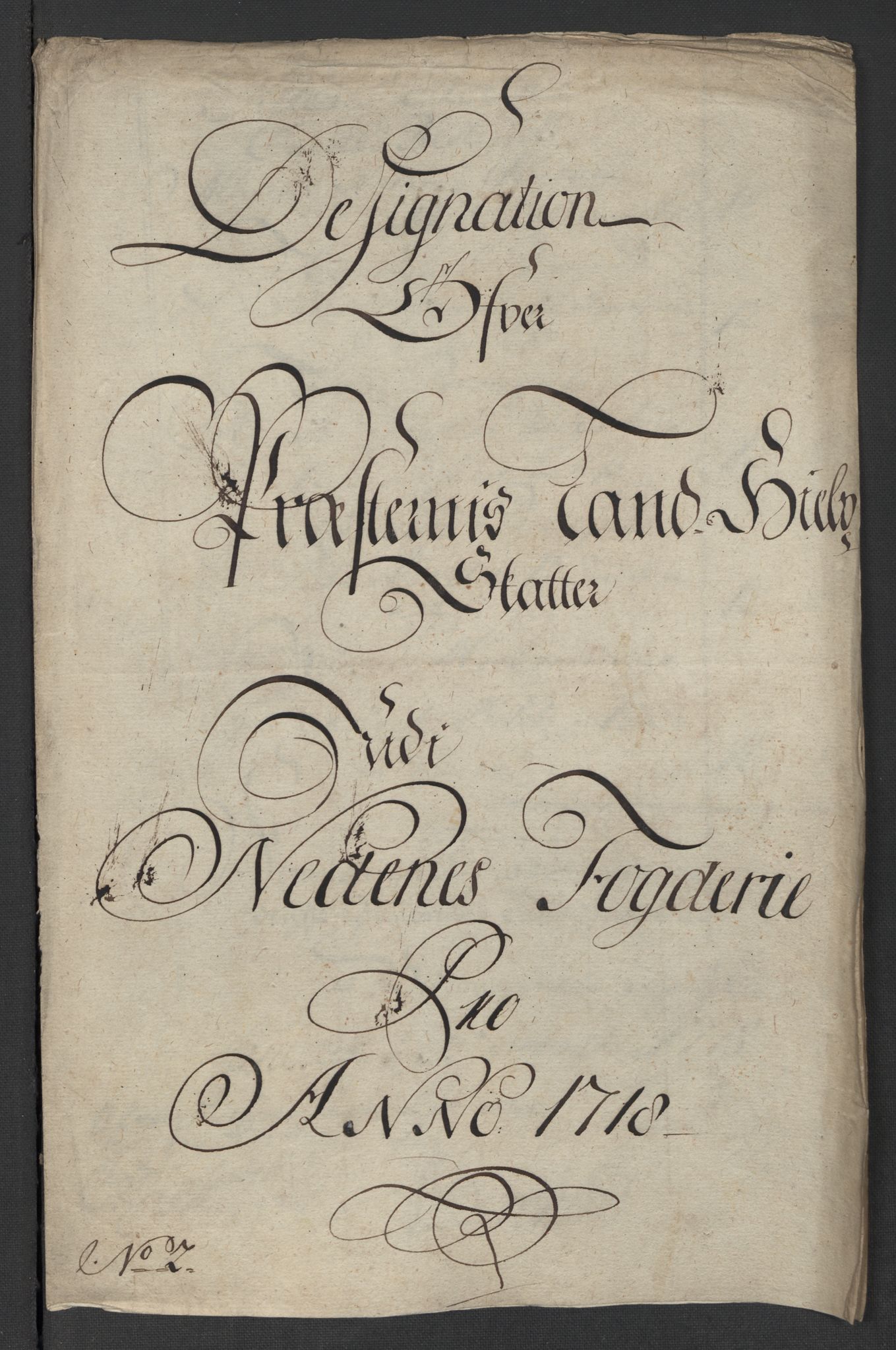 Rentekammeret inntil 1814, Reviderte regnskaper, Fogderegnskap, AV/RA-EA-4092/R39/L2327: Fogderegnskap Nedenes, 1718, p. 132