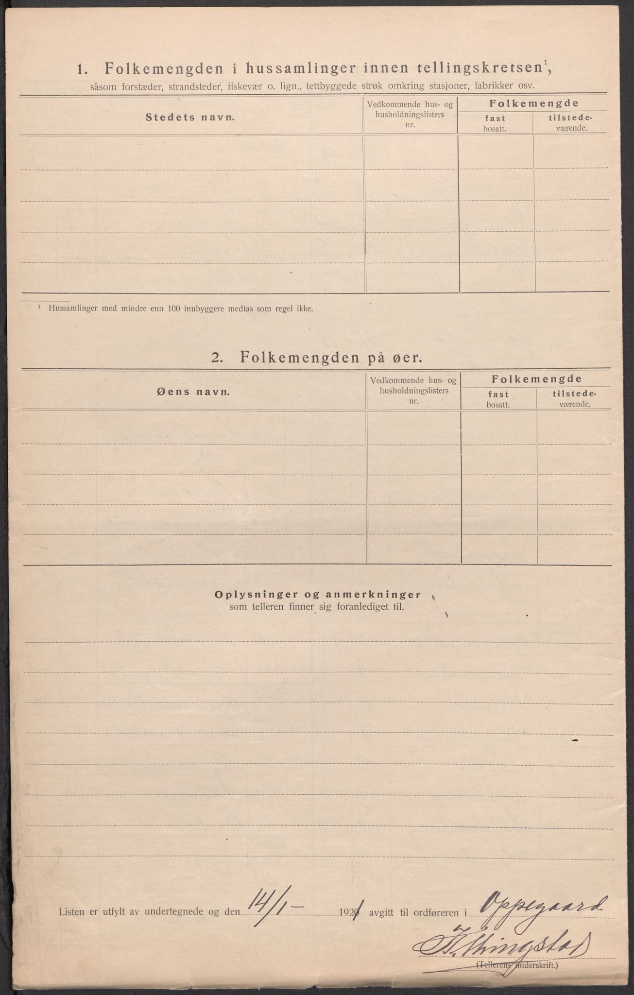 SAO, 1920 census for Oppegård, 1920, p. 13