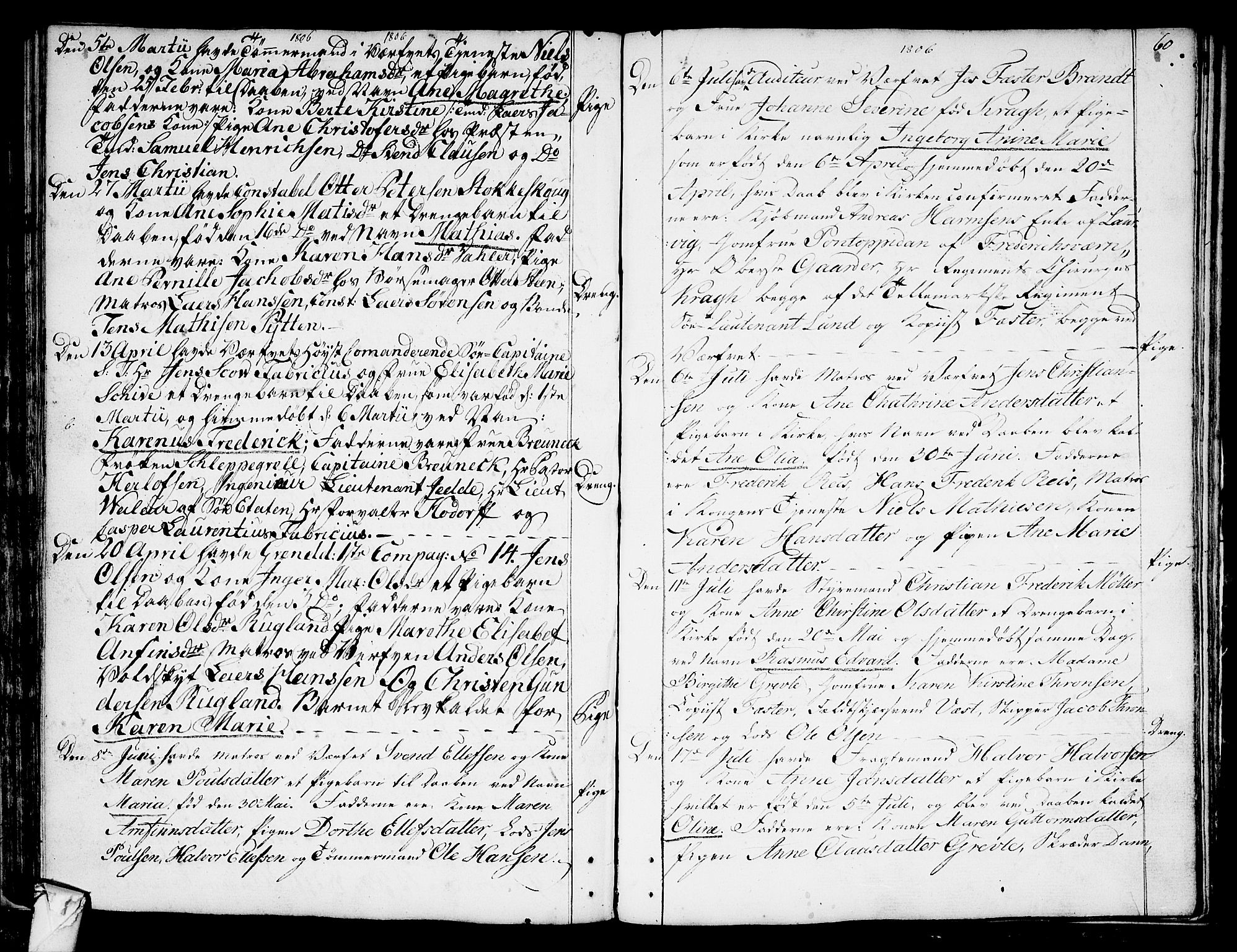 Stavern kirkebøker, SAKO/A-318/F/Fa/L0002: Parish register (official) no. 2, 1783-1809, p. 60
