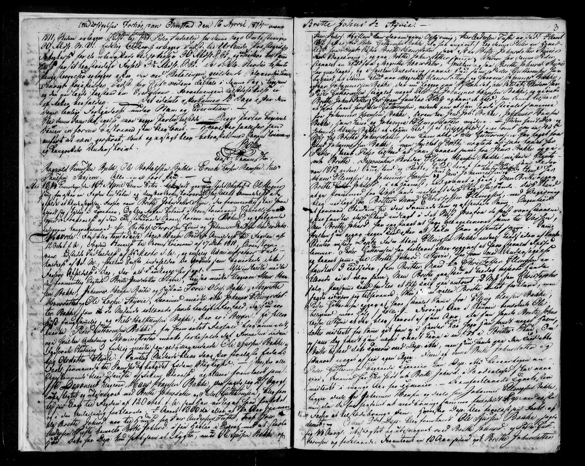 Indre Sogn tingrett, AV/SAB-A-3301/1/F/Fa/L0051: Tingbok 51, 1814-1818, p. 2b-3a