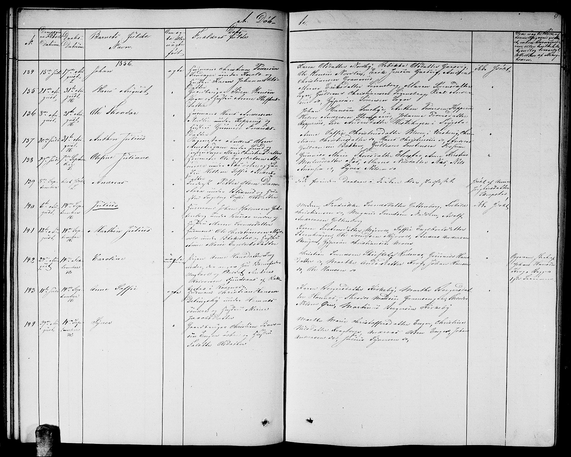 Høland prestekontor Kirkebøker, SAO/A-10346a/G/Ga/L0004: Parish register (copy) no. I 4, 1854-1862, p. 51