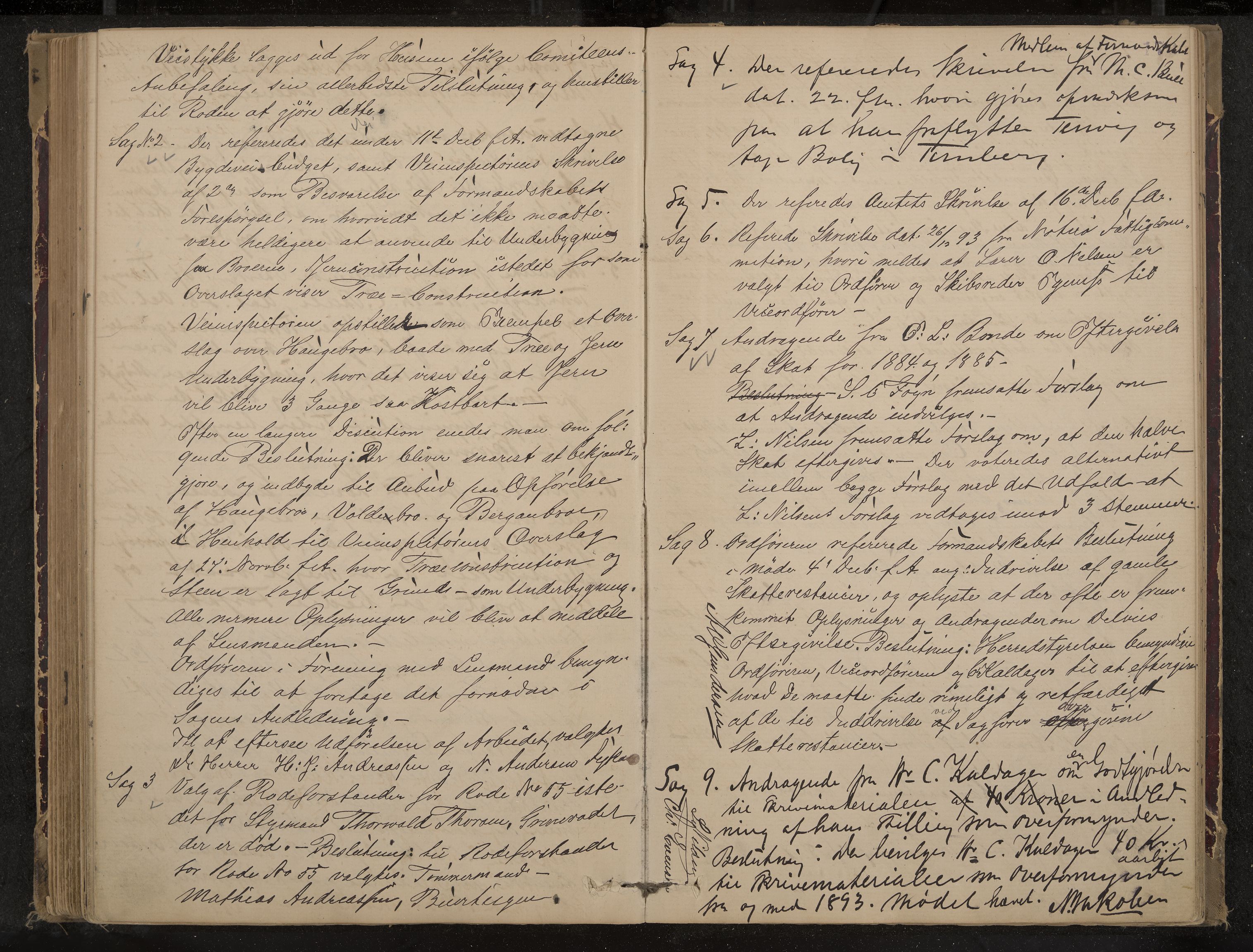 Nøtterøy formannskap og sentraladministrasjon, IKAK/0722021-1/A/Aa/L0004: Møtebok, 1887-1896, p. 176