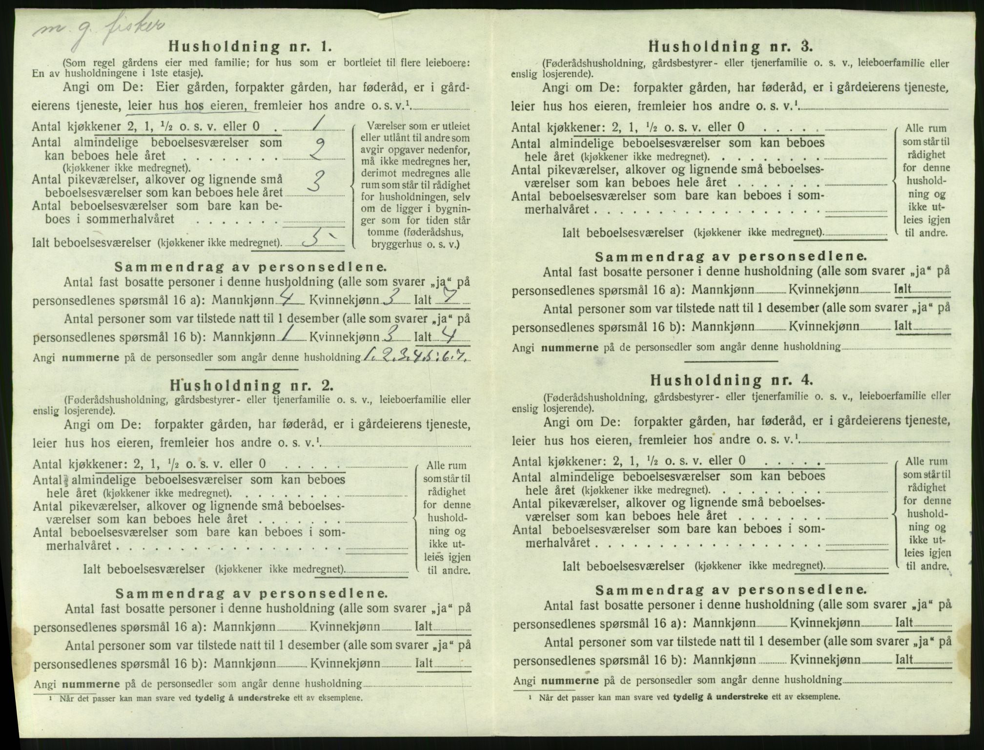 SAT, 1920 census for Edøy, 1920, p. 365