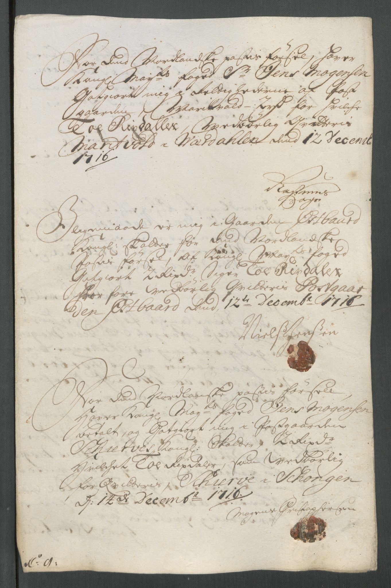 Rentekammeret inntil 1814, Reviderte regnskaper, Fogderegnskap, AV/RA-EA-4092/R62/L4206: Fogderegnskap Stjørdal og Verdal, 1716, p. 262