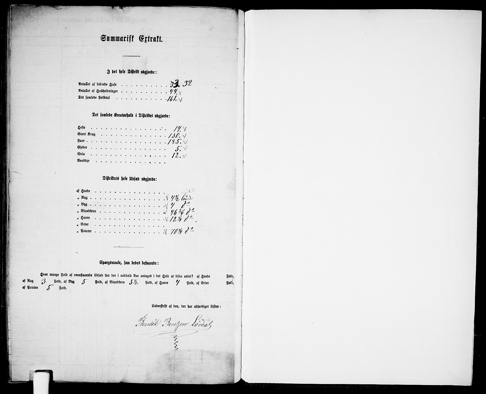 RA, 1865 census for Holum, 1865, p. 179