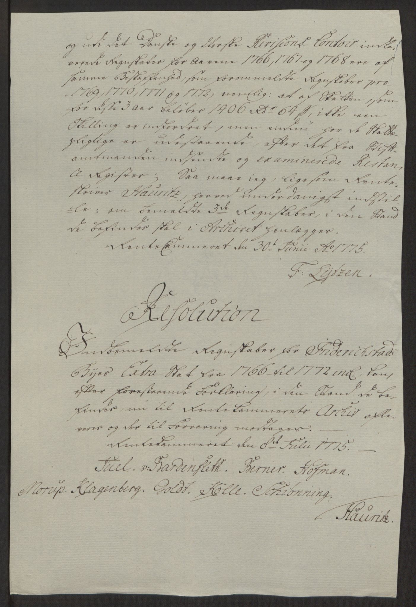 Rentekammeret inntil 1814, Reviderte regnskaper, Byregnskaper, AV/RA-EA-4066/R/Rb/L0029/0001: [B3] Kontribusjonsregnskap / Ekstraskatt, 1762-1772, p. 452