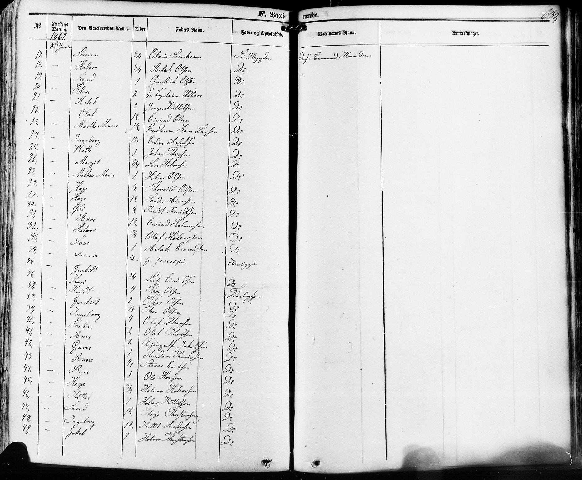 Kviteseid kirkebøker, SAKO/A-276/F/Fa/L0007: Parish register (official) no. I 7, 1859-1881, p. 633