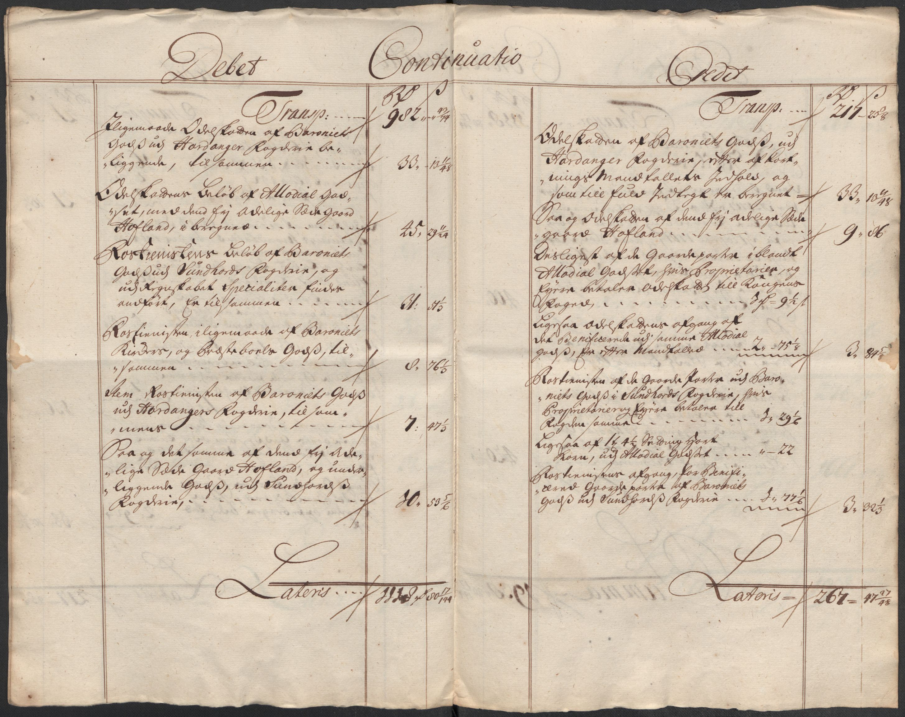 Rentekammeret inntil 1814, Reviderte regnskaper, Fogderegnskap, AV/RA-EA-4092/R49/L3139: Fogderegnskap Rosendal Baroni, 1715-1717, p. 256