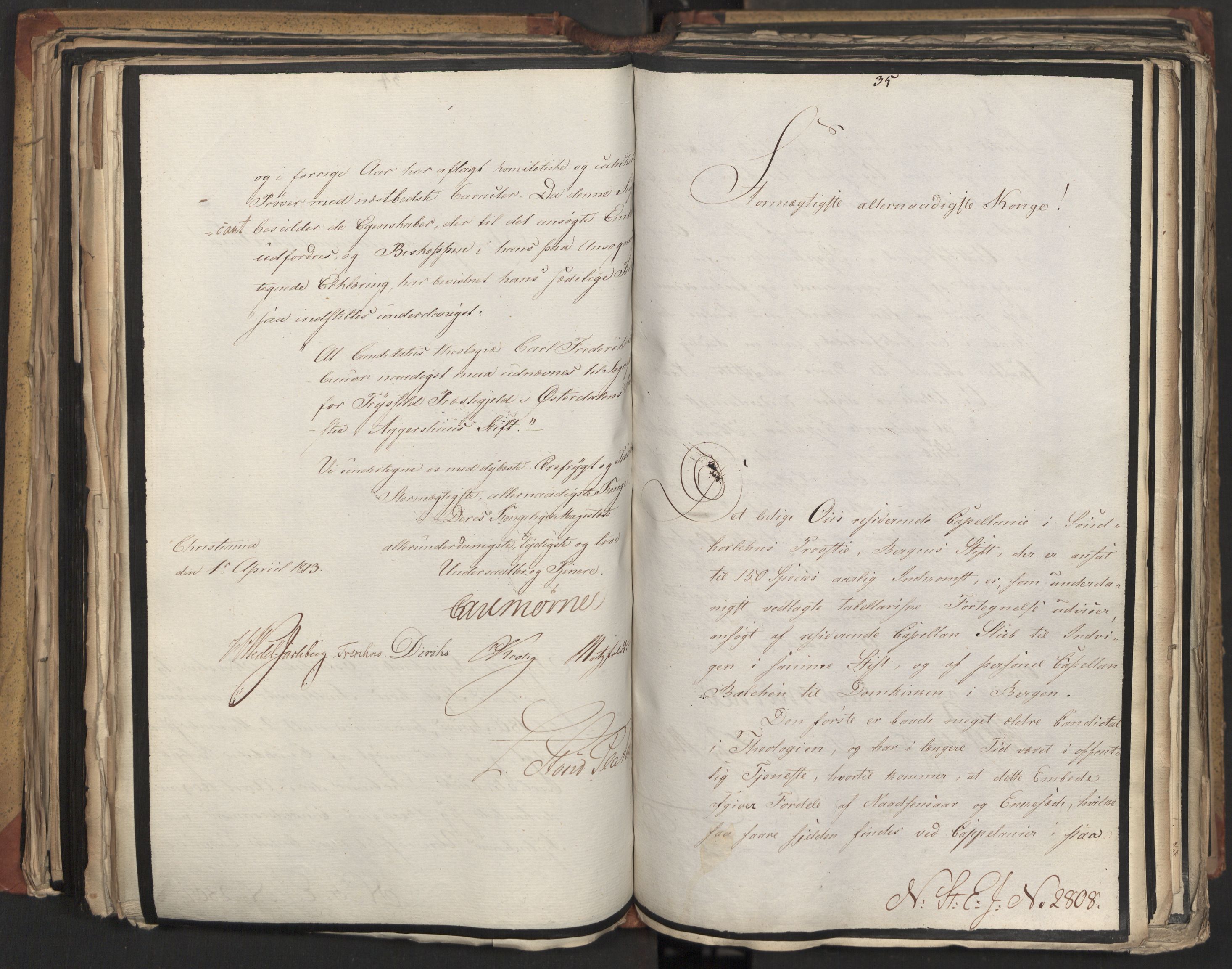 Statsrådsavdelingen i Stockholm, AV/RA-S-1003/D/Da/L0013: Regjeringsinnstillinger nr. 2761-2889, 1818, p. 259