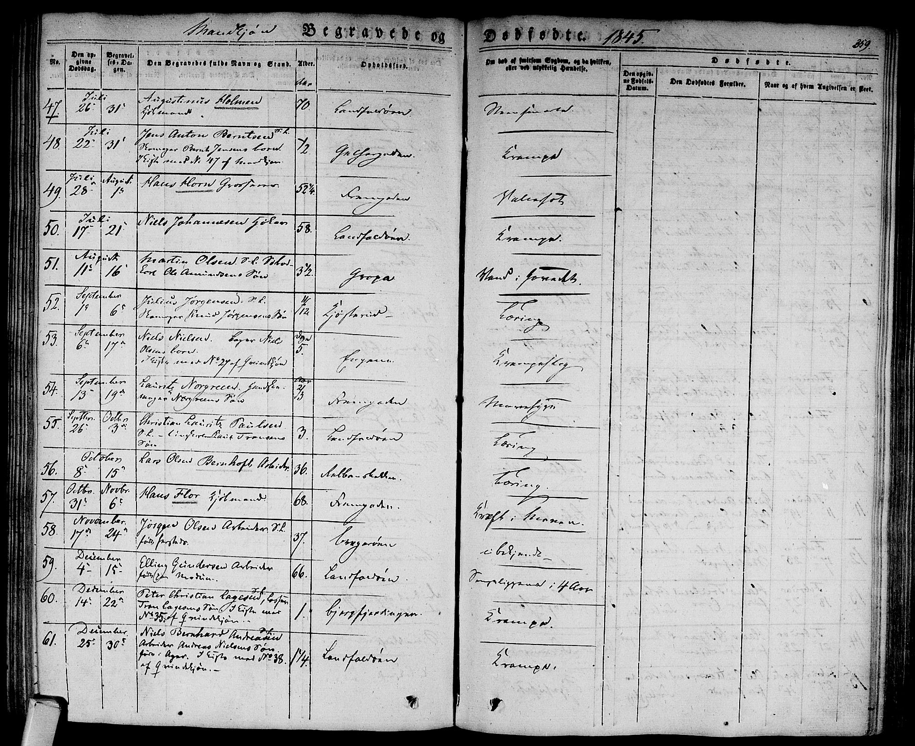 Bragernes kirkebøker, SAKO/A-6/F/Fb/L0001: Parish register (official) no. II 1, 1830-1847, p. 359