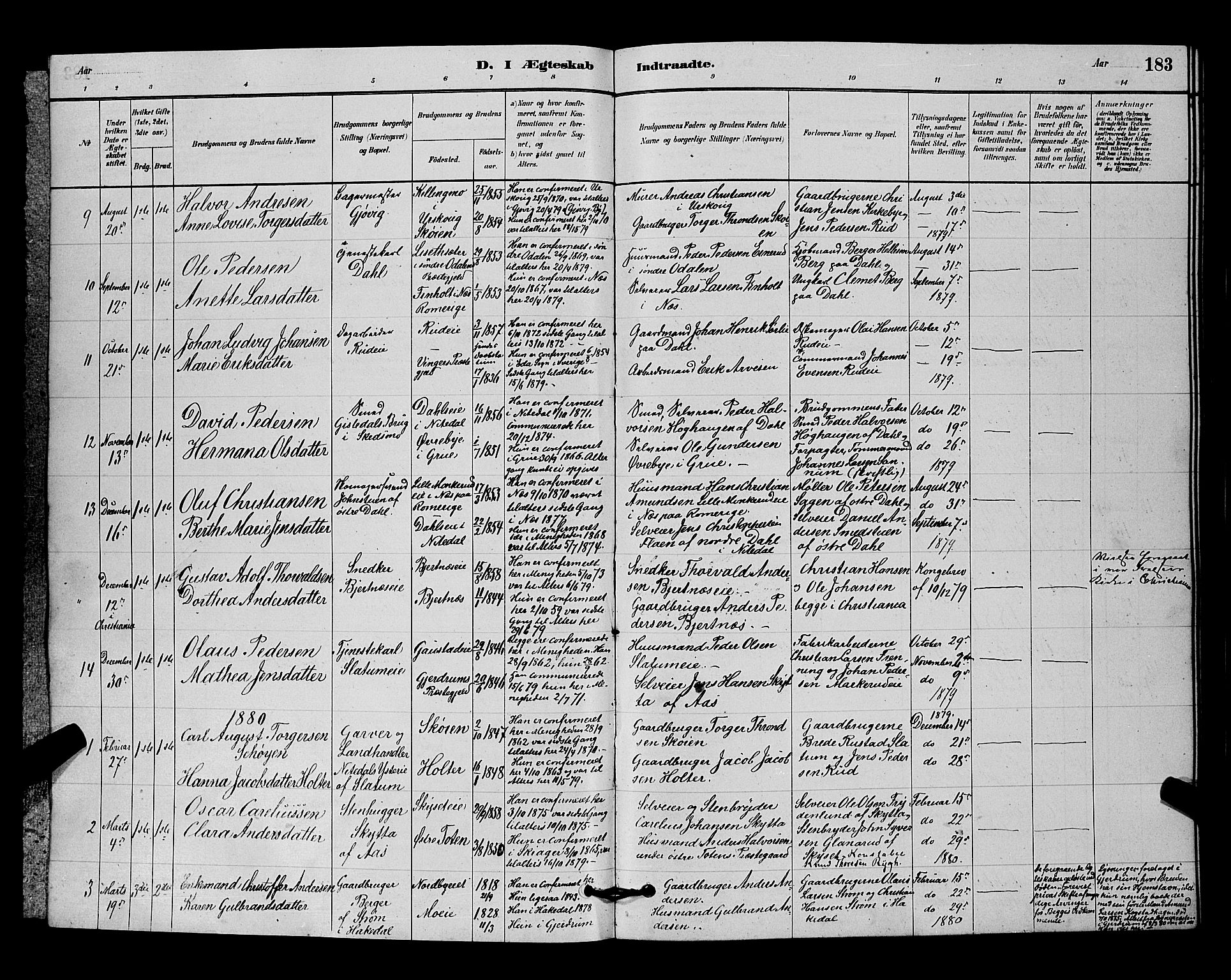 Nittedal prestekontor Kirkebøker, SAO/A-10365a/G/Ga/L0002: Parish register (copy) no. I 2, 1879-1901, p. 183