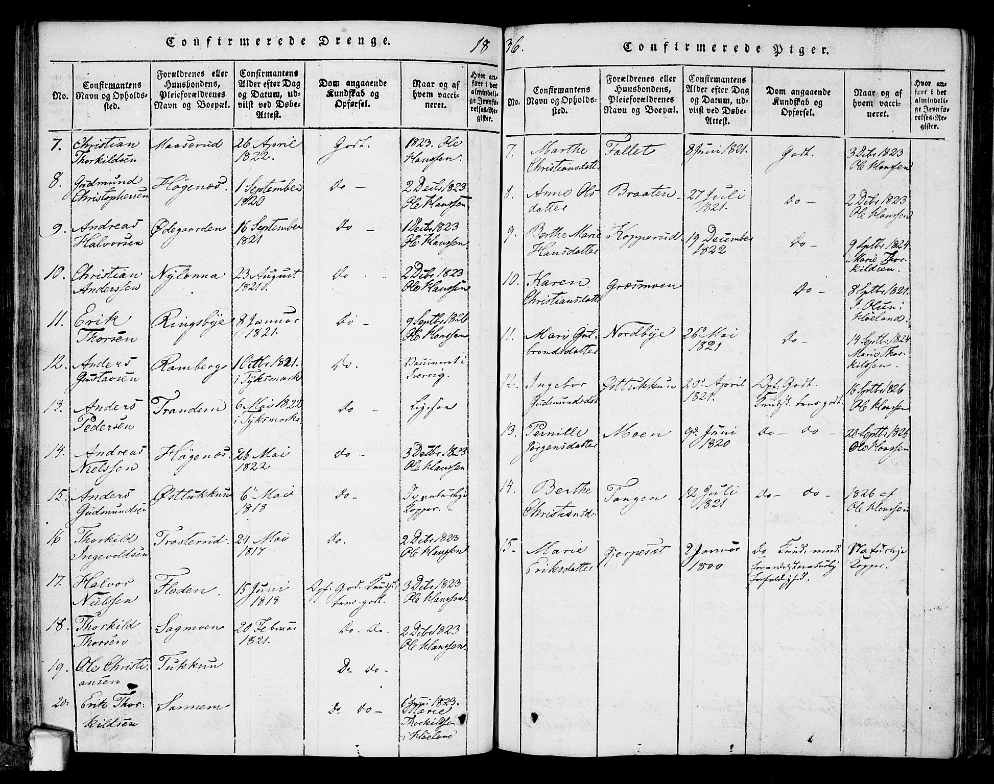 Rødenes prestekontor Kirkebøker, AV/SAO-A-2005/F/Fa/L0004: Parish register (official) no. I 4, 1814-1838, p. 34