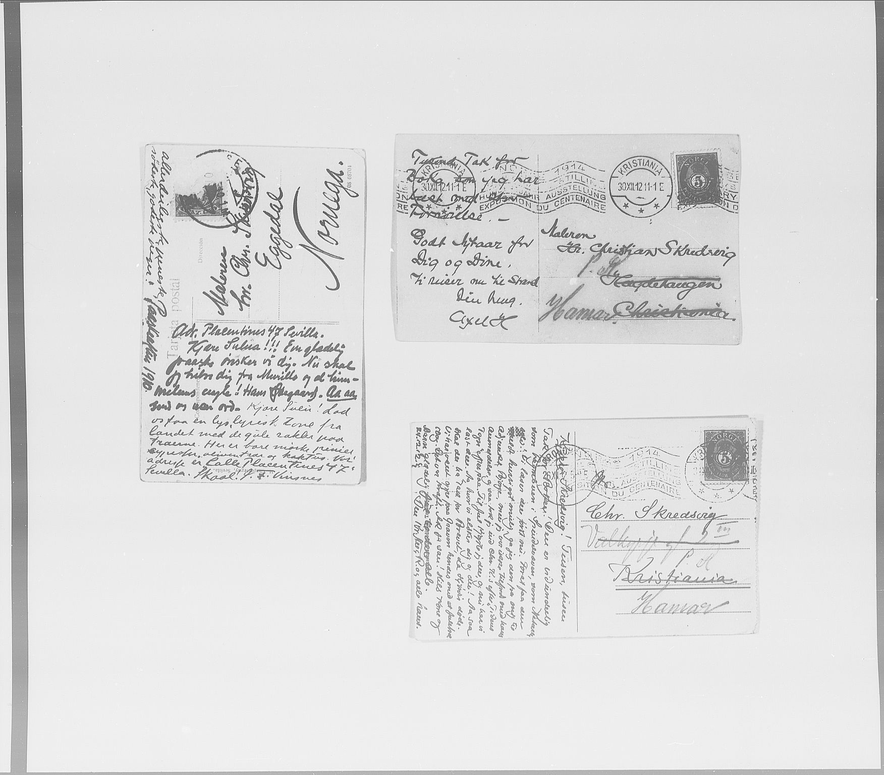 Skredsvig, Christian, RA/PA-0353/E/L0001: Privatbrev fra enkeltpersoner, 1888-1961, p. 473