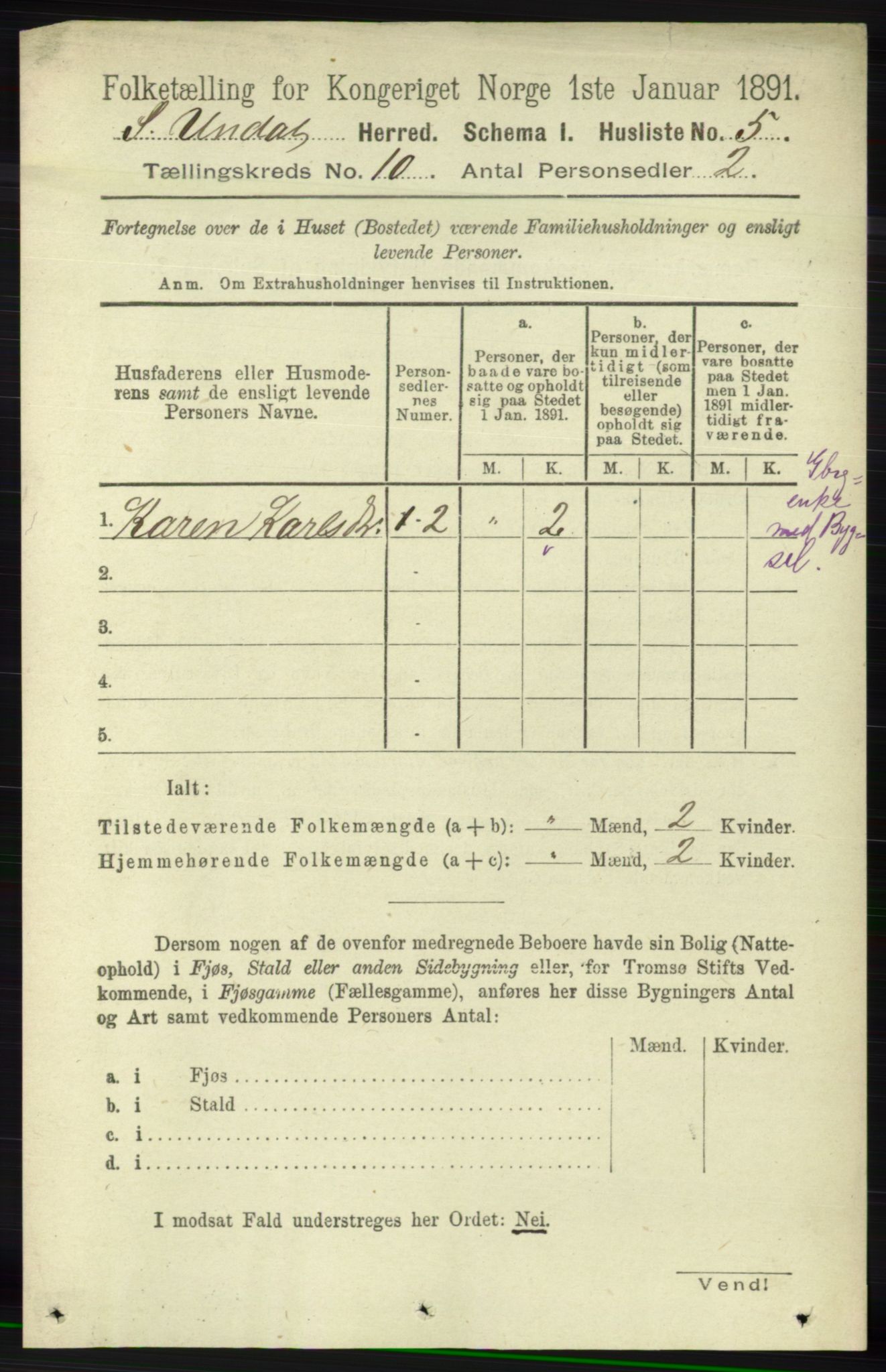 RA, 1891 census for 1029 Sør-Audnedal, 1891, p. 3838