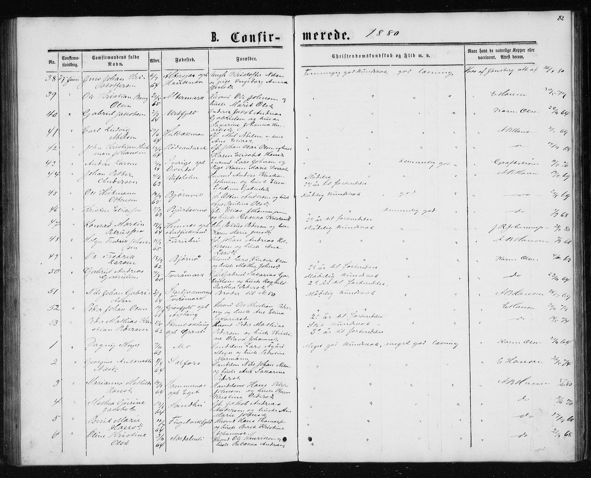 Ministerialprotokoller, klokkerbøker og fødselsregistre - Nordland, AV/SAT-A-1459/827/L0416: Parish register (copy) no. 827C05, 1865-1886, p. 82