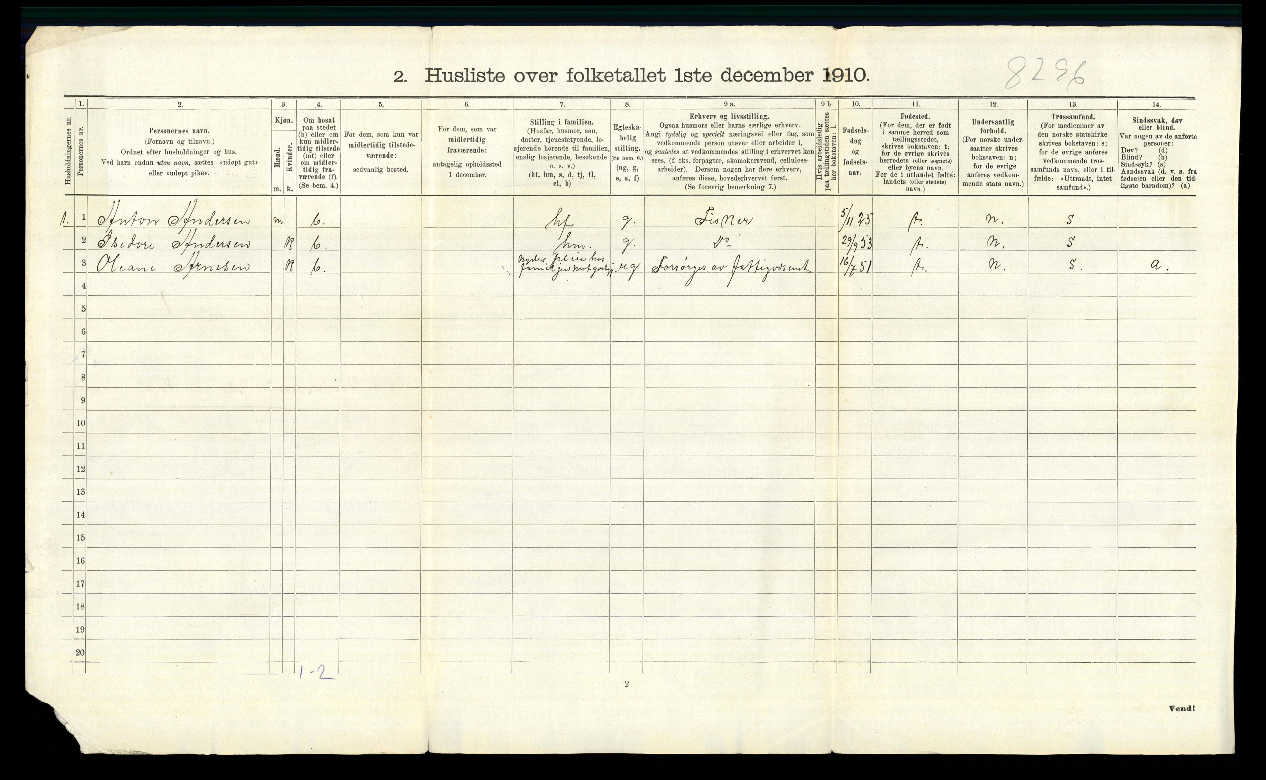 RA, 1910 census for Hvaler, 1910, p. 1175