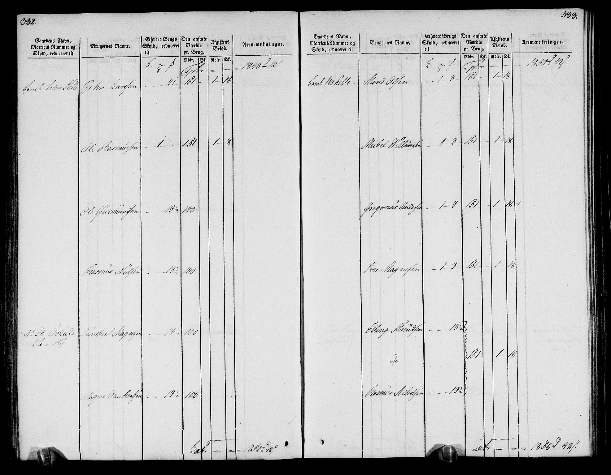 Rentekammeret inntil 1814, Realistisk ordnet avdeling, AV/RA-EA-4070/N/Ne/Nea/L0113: Nordhordland og Voss fogderi. Oppebørselsregister, 1803-1804, p. 173