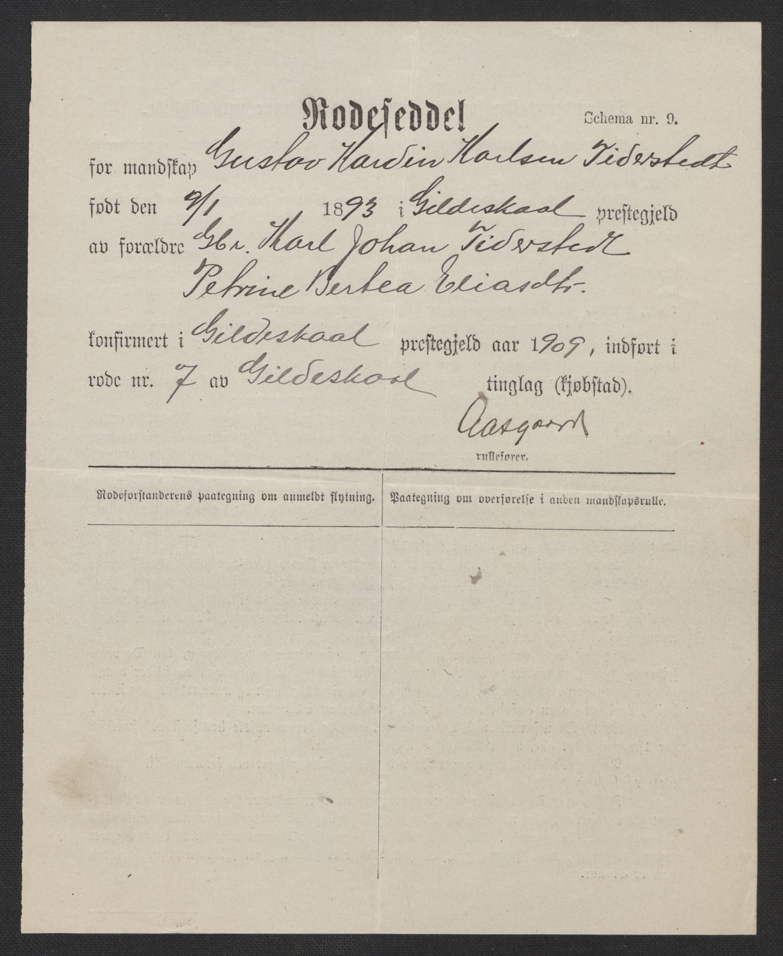 Falstad skolehjem, AV/RA-S-1676/E/Eb/L0009: Elevmapper løpenr. 189-209, 1909-1916, p. 274