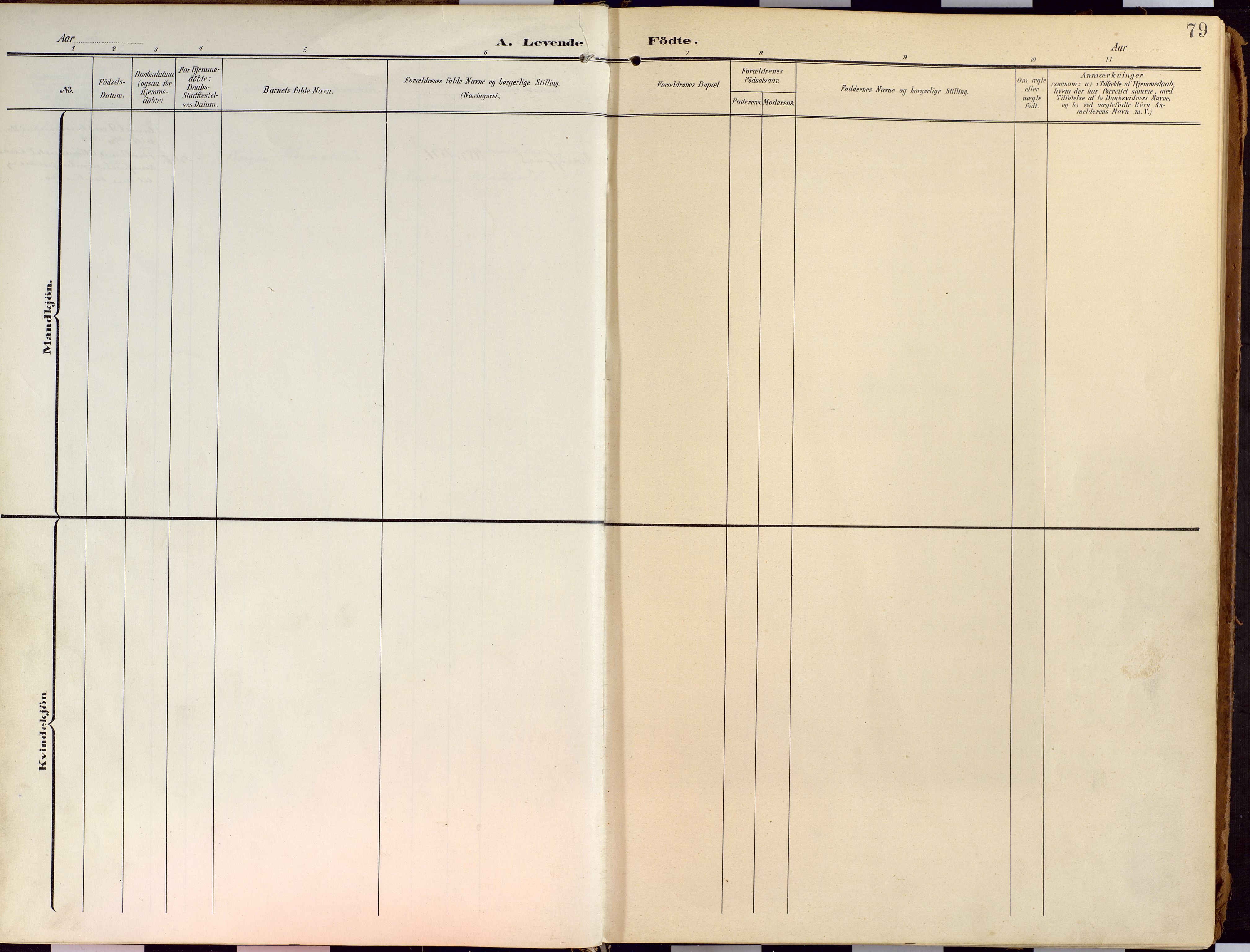 Loppa sokneprestkontor, AV/SATØ-S-1339/H/Ha/L0010kirke: Parish register (official) no. 10, 1907-1922, p. 79