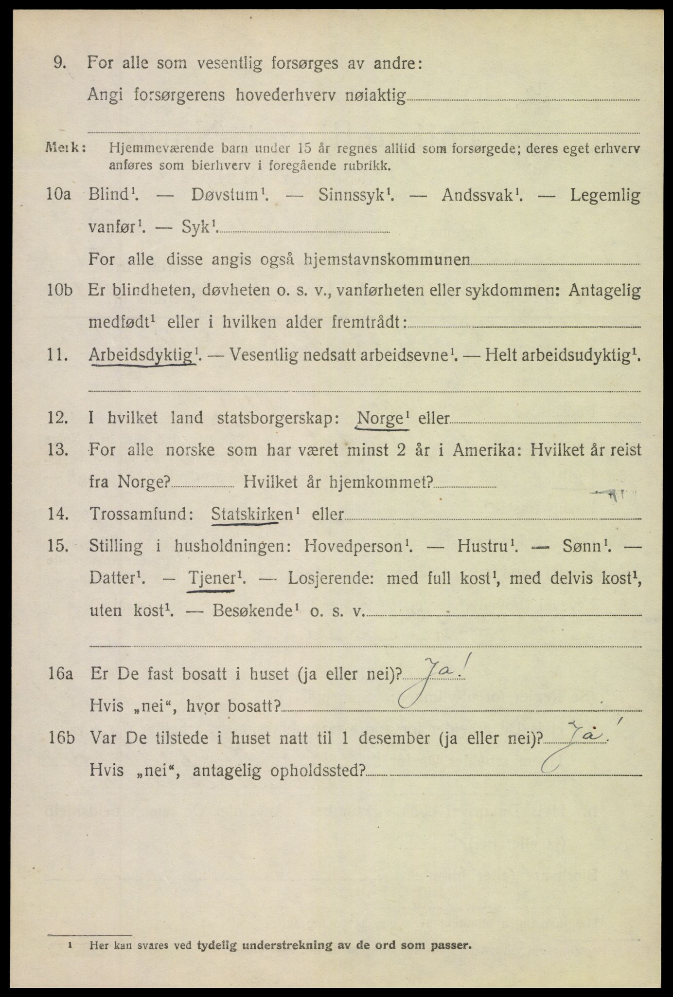 SAH, 1920 census for Vang (Oppland), 1920, p. 680