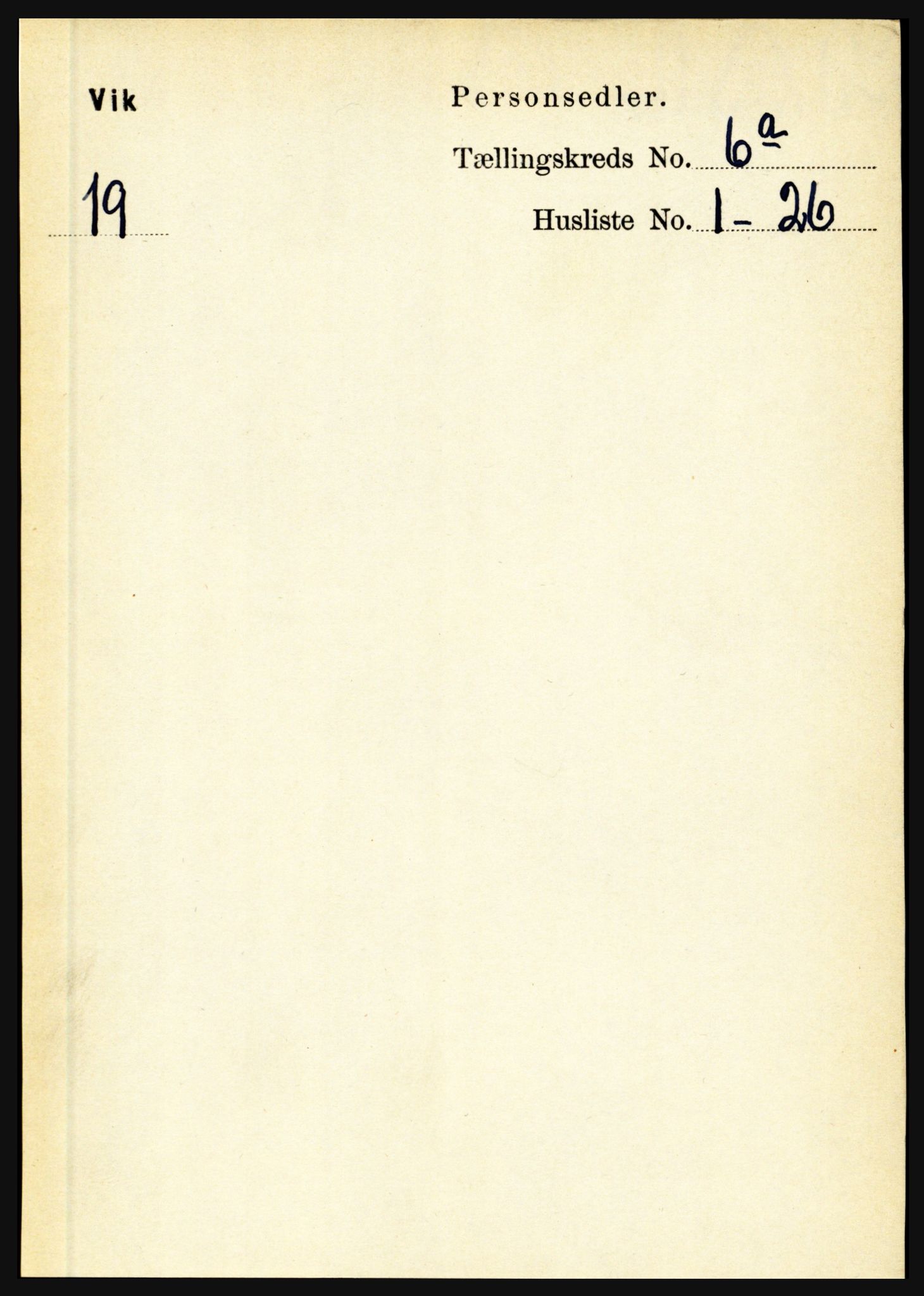 RA, 1891 census for 1417 Vik, 1891, p. 2812