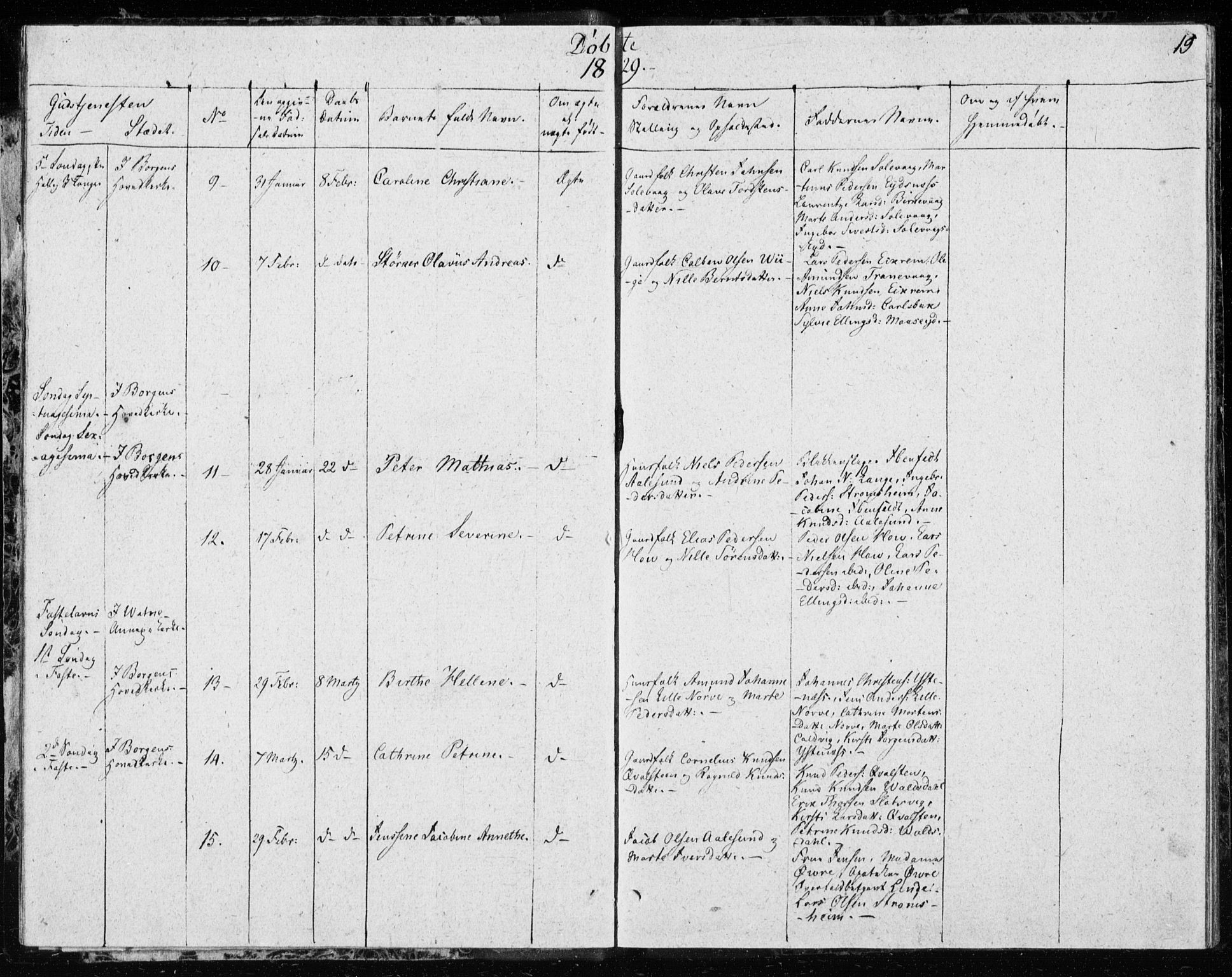 Ministerialprotokoller, klokkerbøker og fødselsregistre - Møre og Romsdal, AV/SAT-A-1454/528/L0413: Curate's parish register no. 528B01, 1828-1832, p. 19