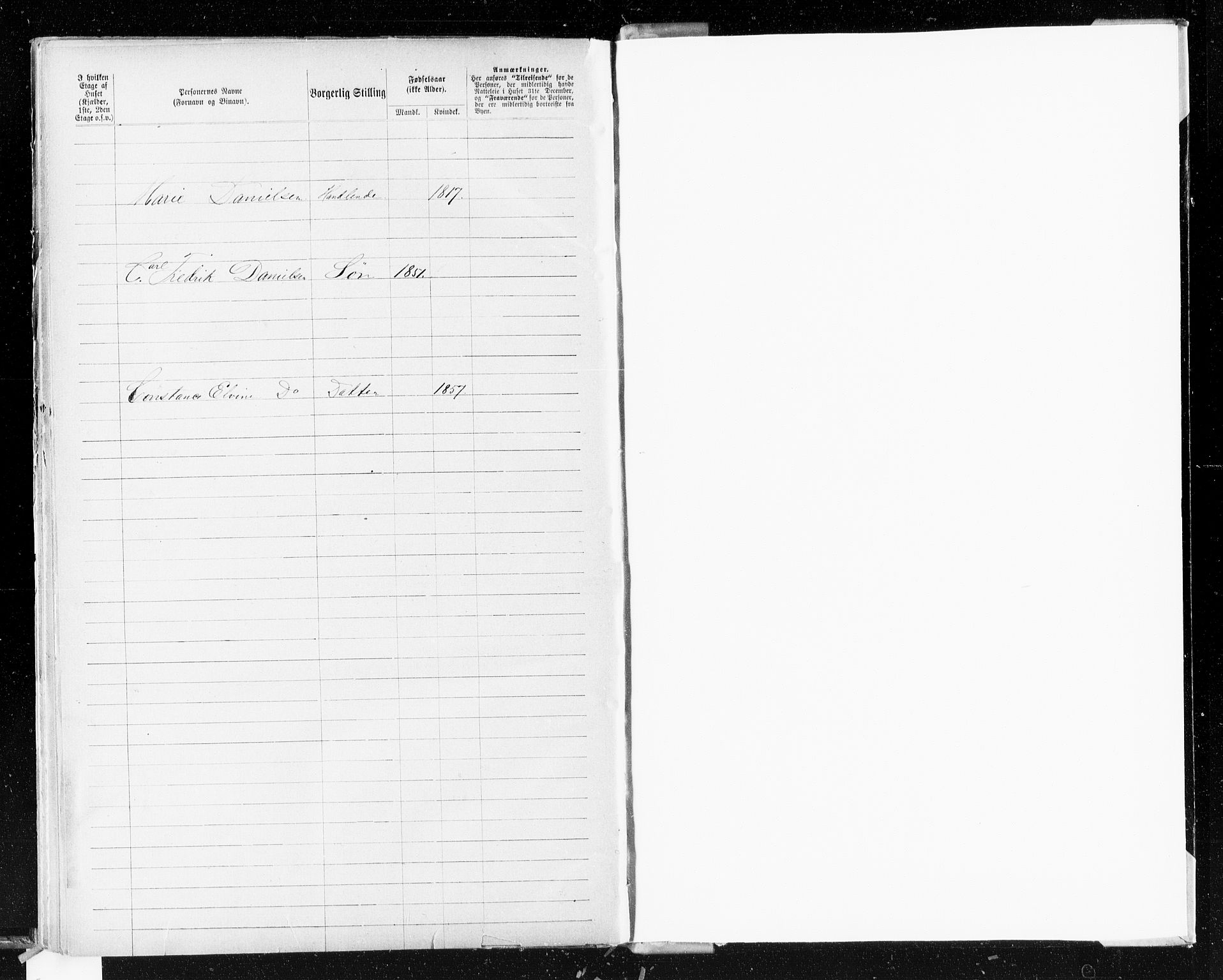 OBA, Municipal Census 1883 for Kristiania, 1883, p. 3242