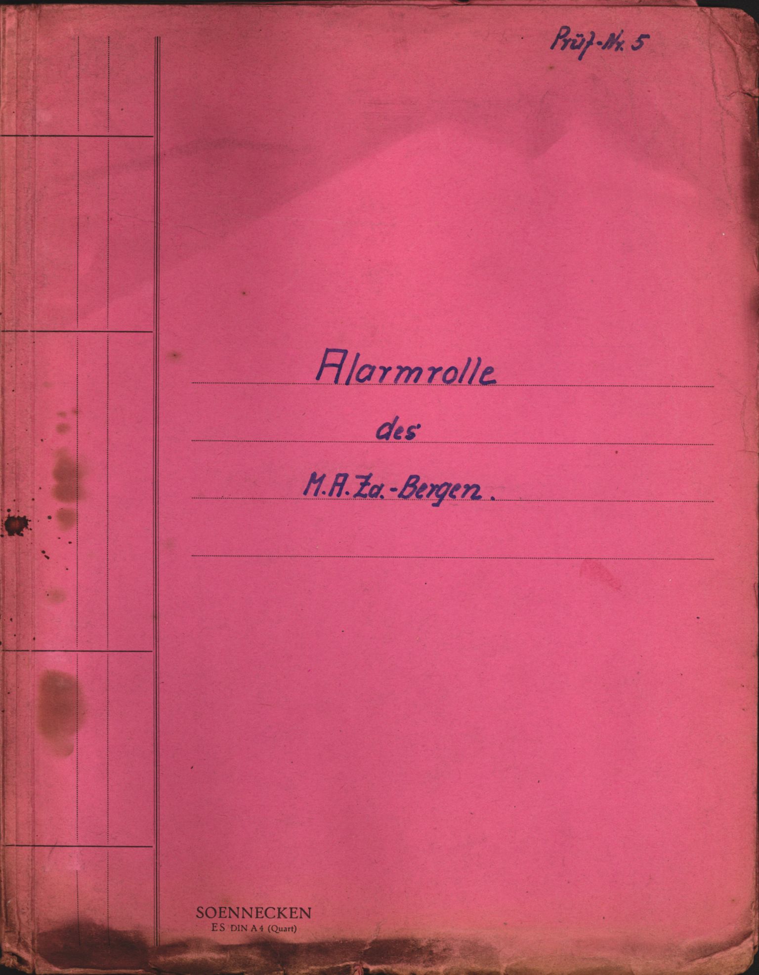 Forsvarets Overkommando. 2 kontor. Arkiv 11.4. Spredte tyske arkivsaker, AV/RA-RAFA-7031/D/Dar/Darc/L0031: Tysk marine og marineartilleri, 1940-1943, p. 60