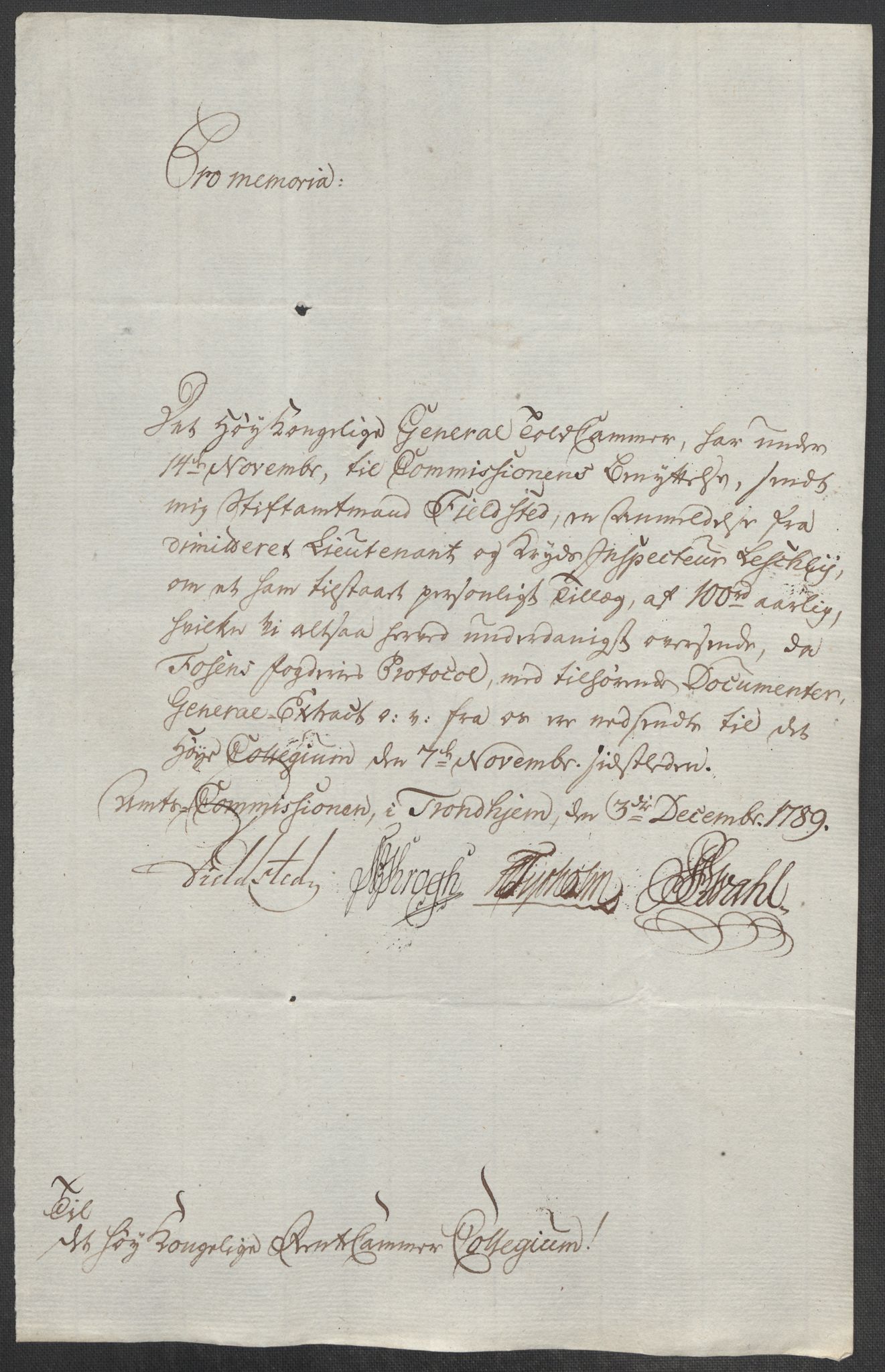 Rentekammeret inntil 1814, Reviderte regnskaper, Mindre regnskaper, AV/RA-EA-4068/Rf/Rfe/L0009: Fredrikstad. Fosen fogderi, 1789, p. 315